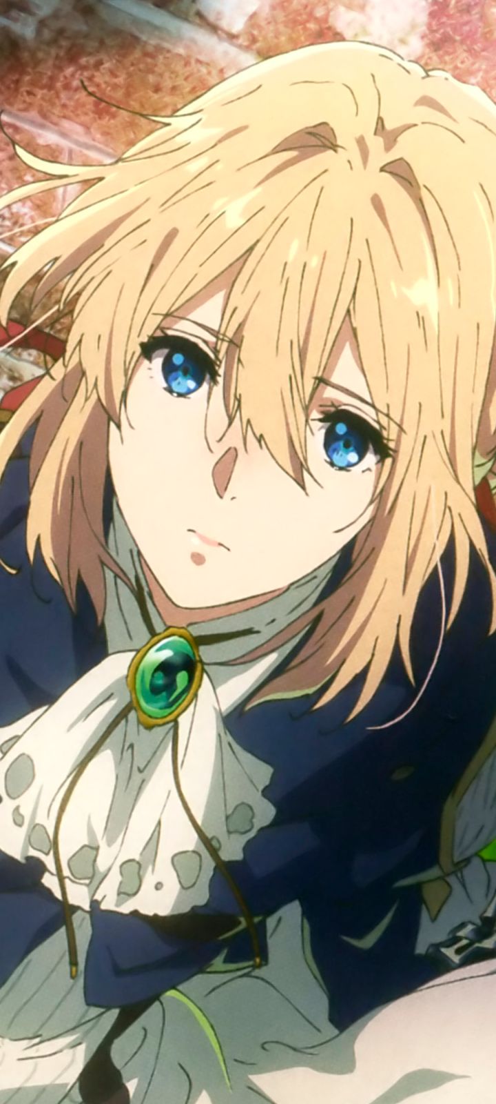 Handy-Wallpaper Blond, Blaue Augen, Blondinen, Animes, Violet Evergarden (Charakter), Violet Evergarden kostenlos herunterladen.