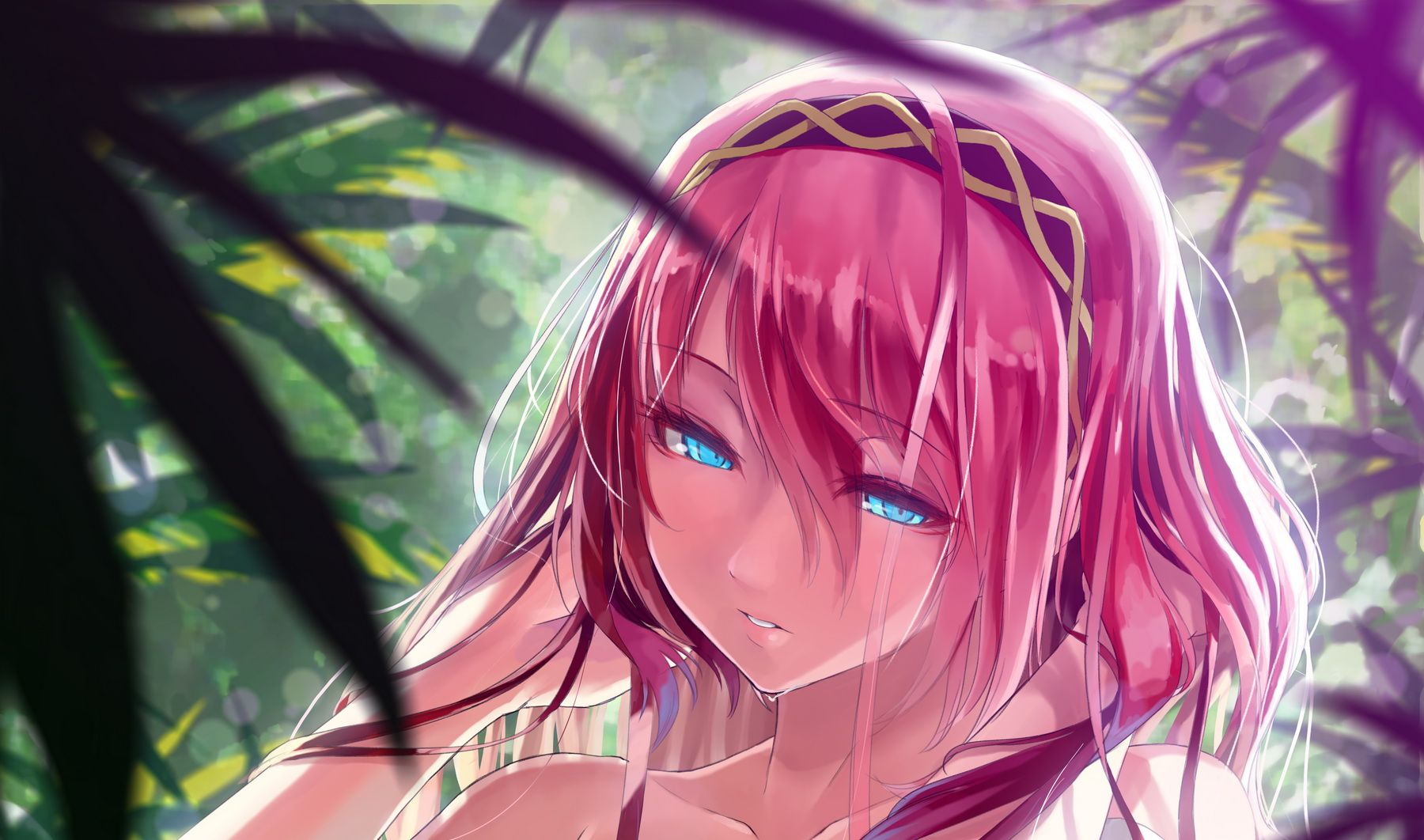 Free download wallpaper Anime, Close Up, Vocaloid, Luka Megurine on your PC desktop