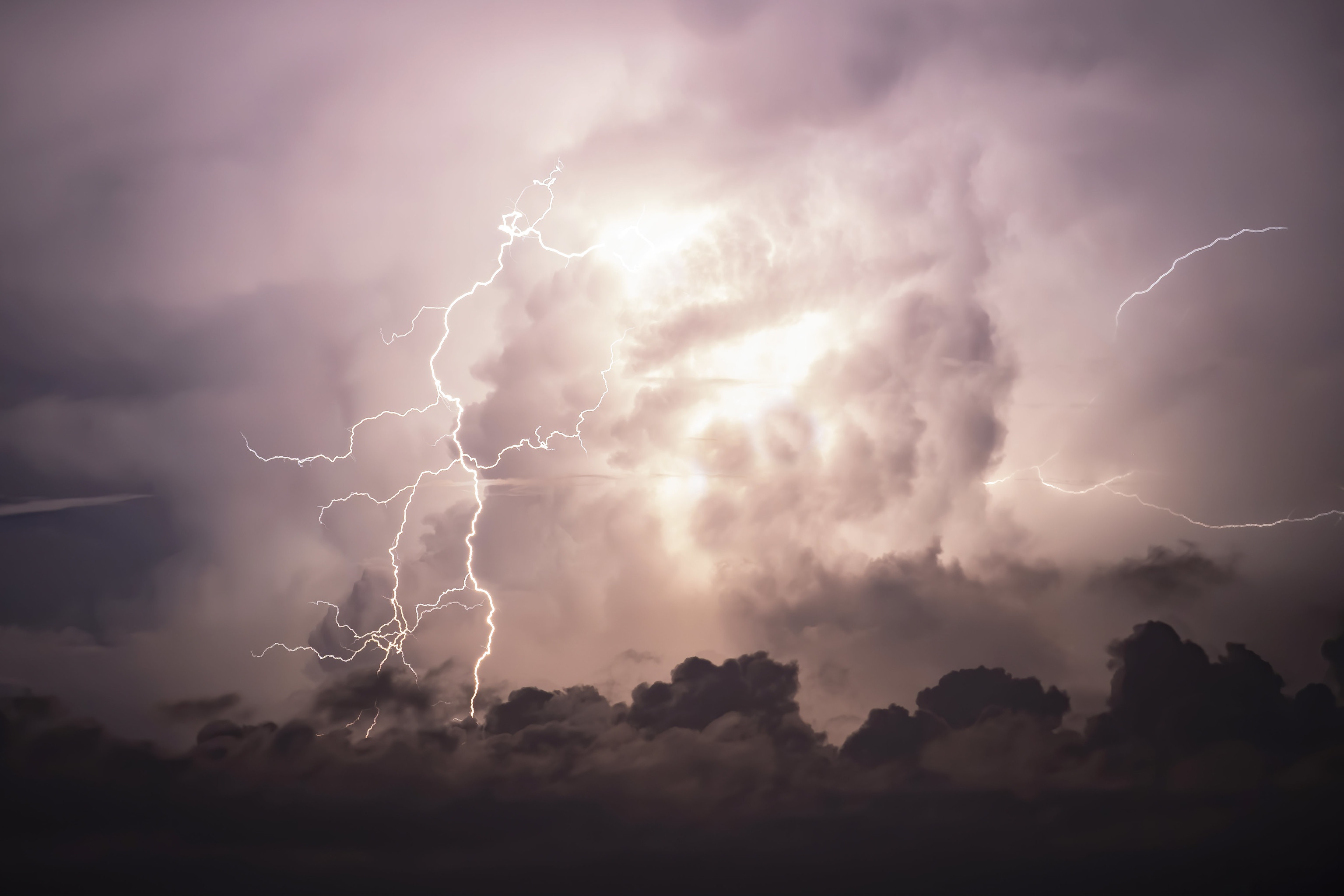 Free download wallpaper Lightning, Storm, Cloud, Photography on your PC desktop