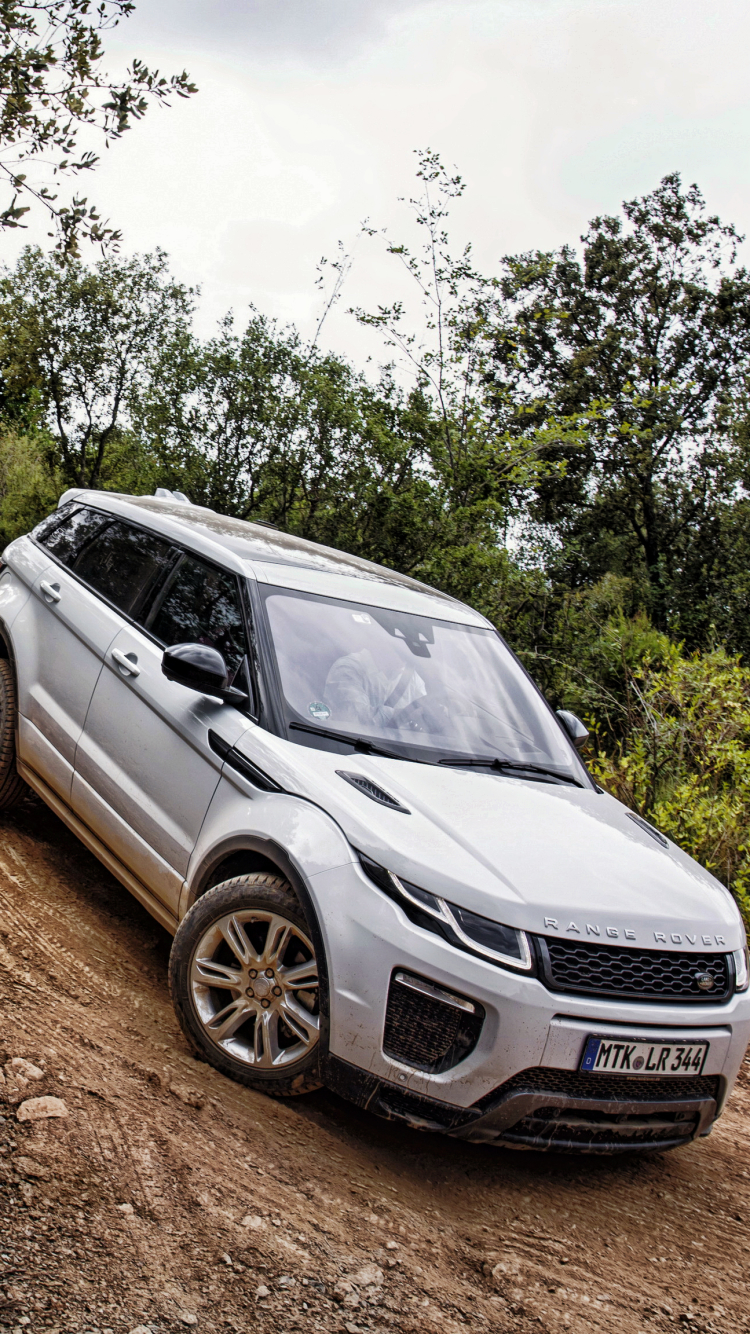 Baixar papel de parede para celular de Range Rover, Land Rover, Carro, Suv, Veículo, Veículos, Carro Branco, Evoque Range Rover gratuito.