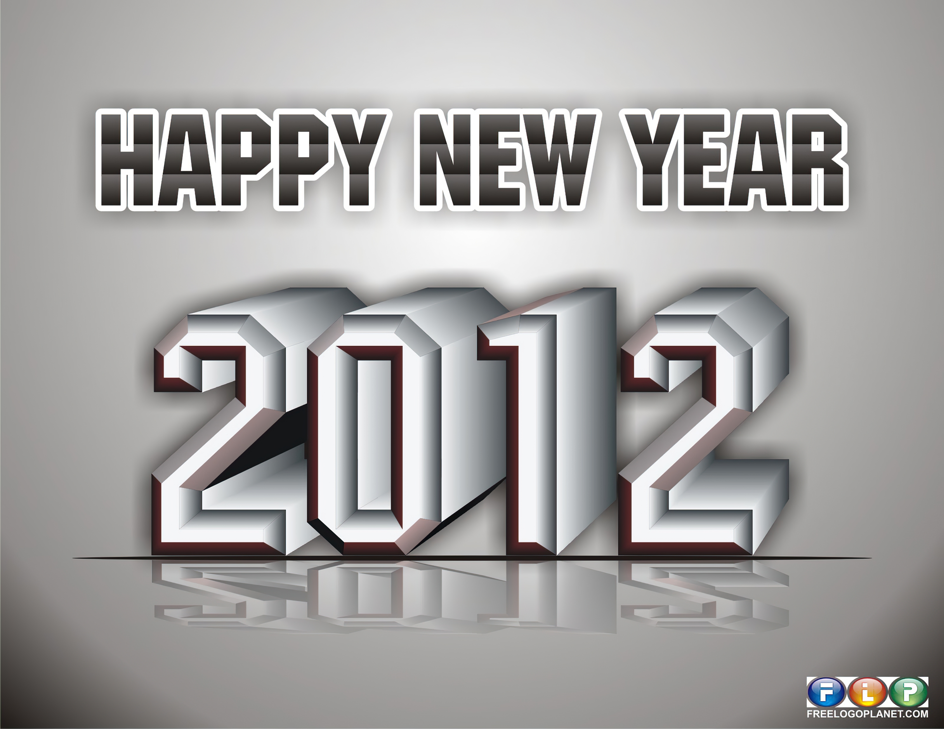 Download mobile wallpaper New Year 2012, Holiday for free.