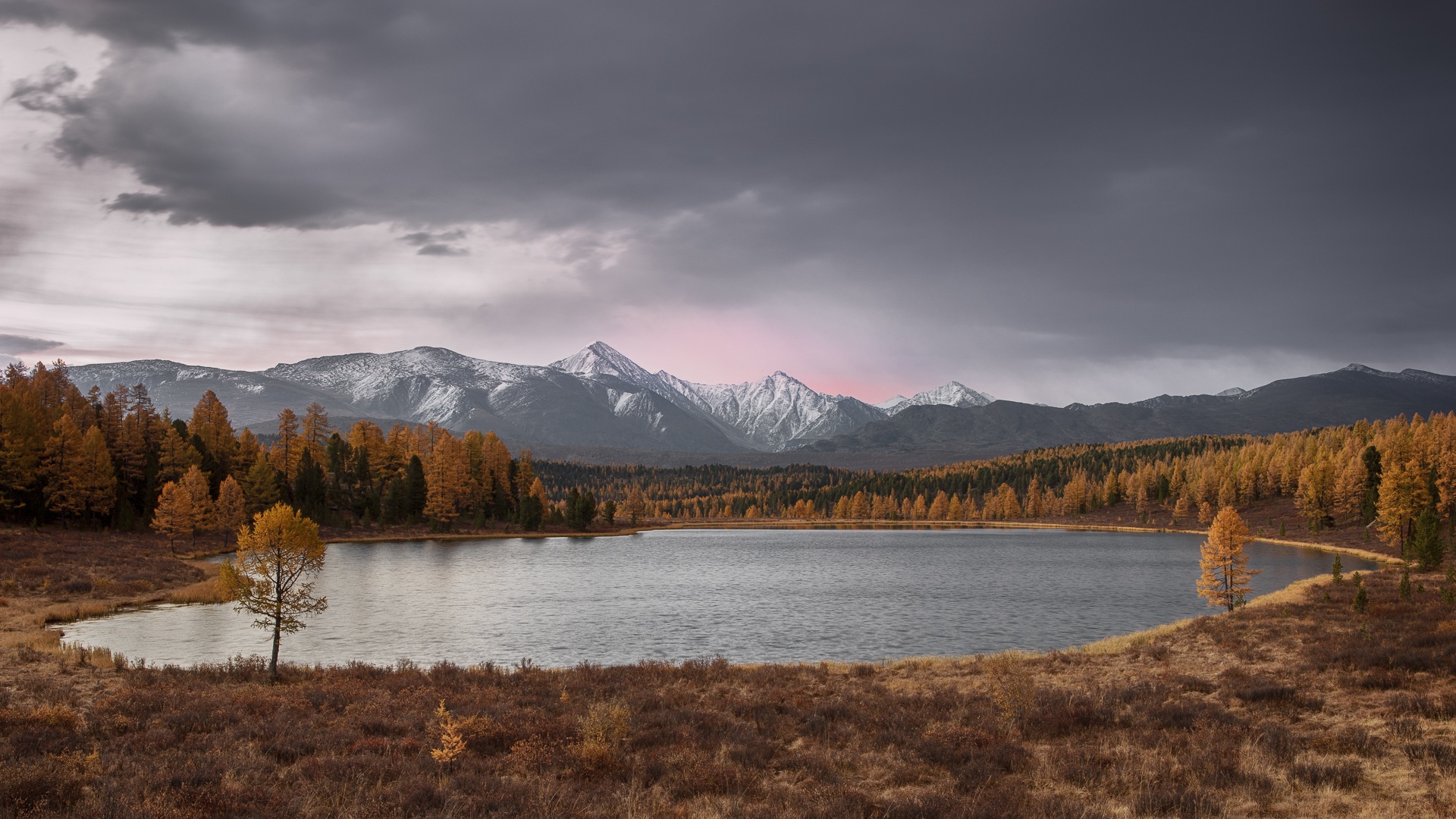 Laden Sie das Landschaft, Natur, Herbst, Seen, See, Wald, Gebirge, Wolke, Erde/natur-Bild kostenlos auf Ihren PC-Desktop herunter
