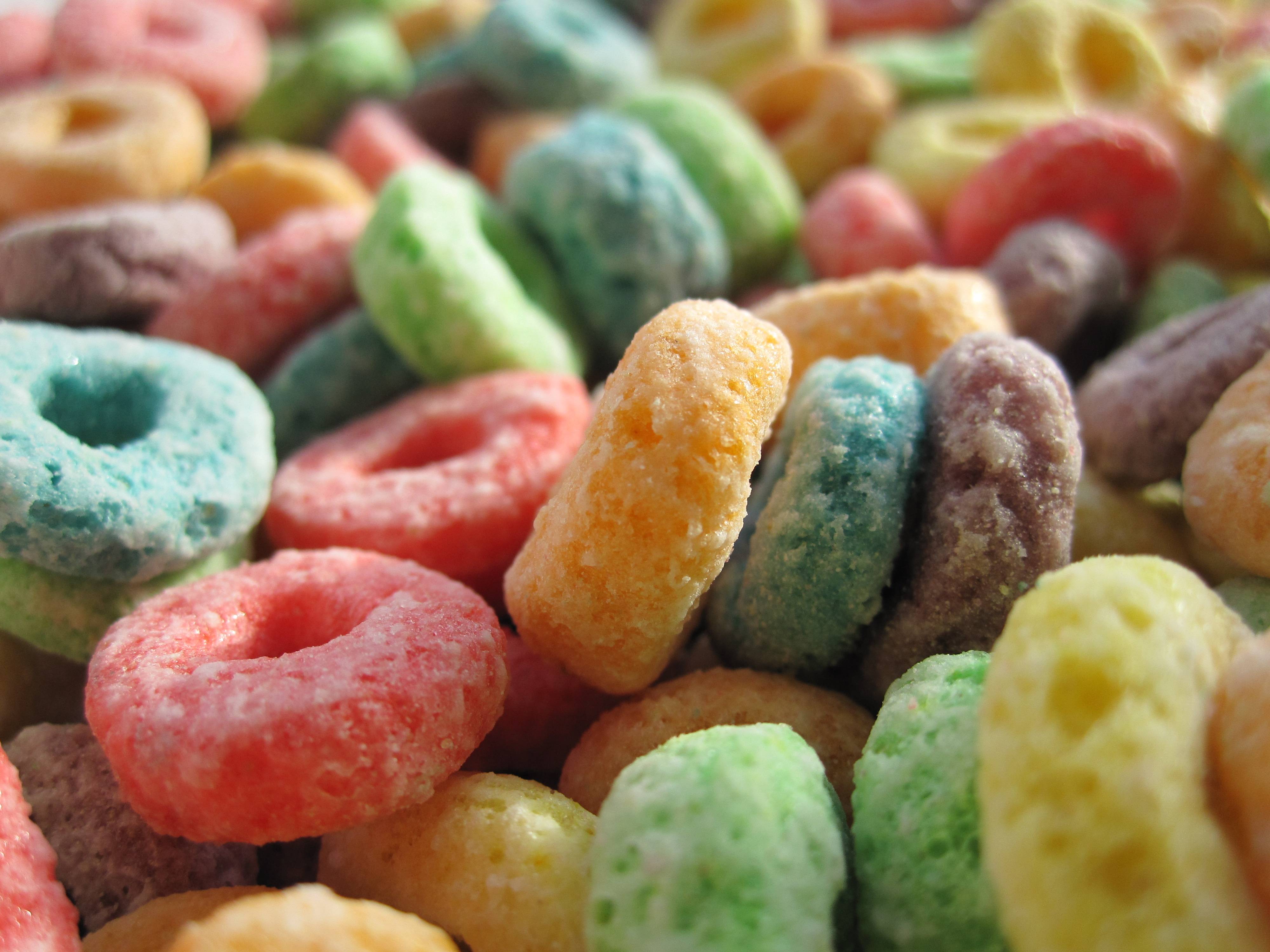 food, cereal, breakfast, close up, colors