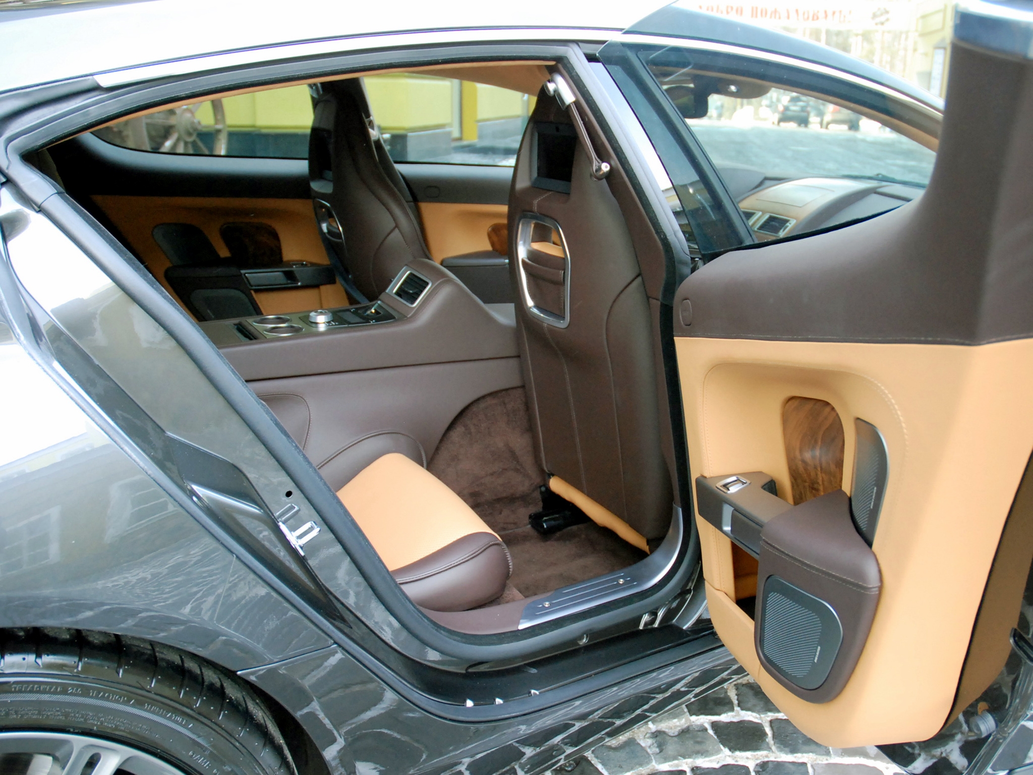 cars, interior, aston martin, brown, salon, 2011, rapide Full HD