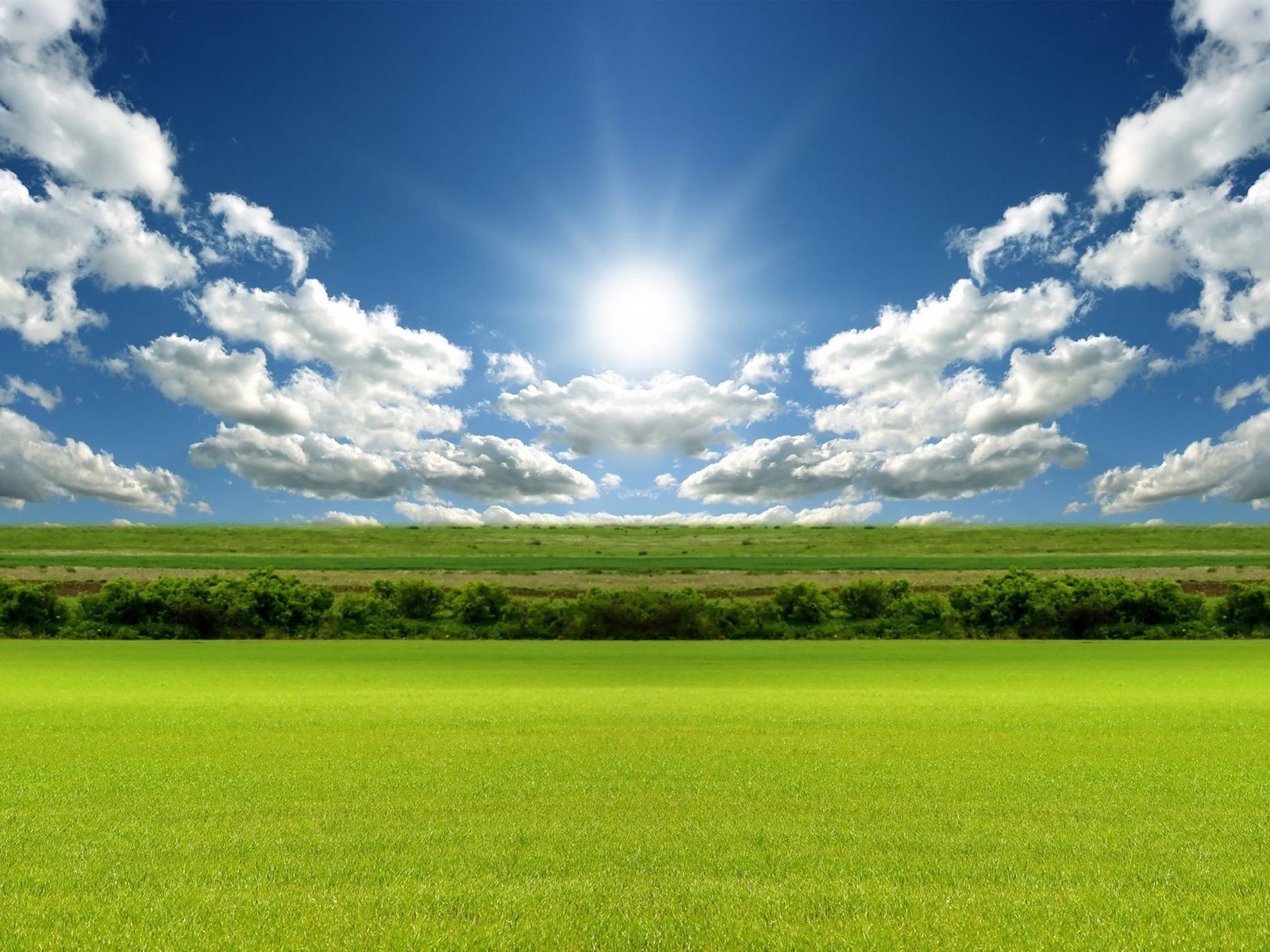 Laden Sie das Landschaft, Sky, Clouds, Grass-Bild kostenlos auf Ihren PC-Desktop herunter