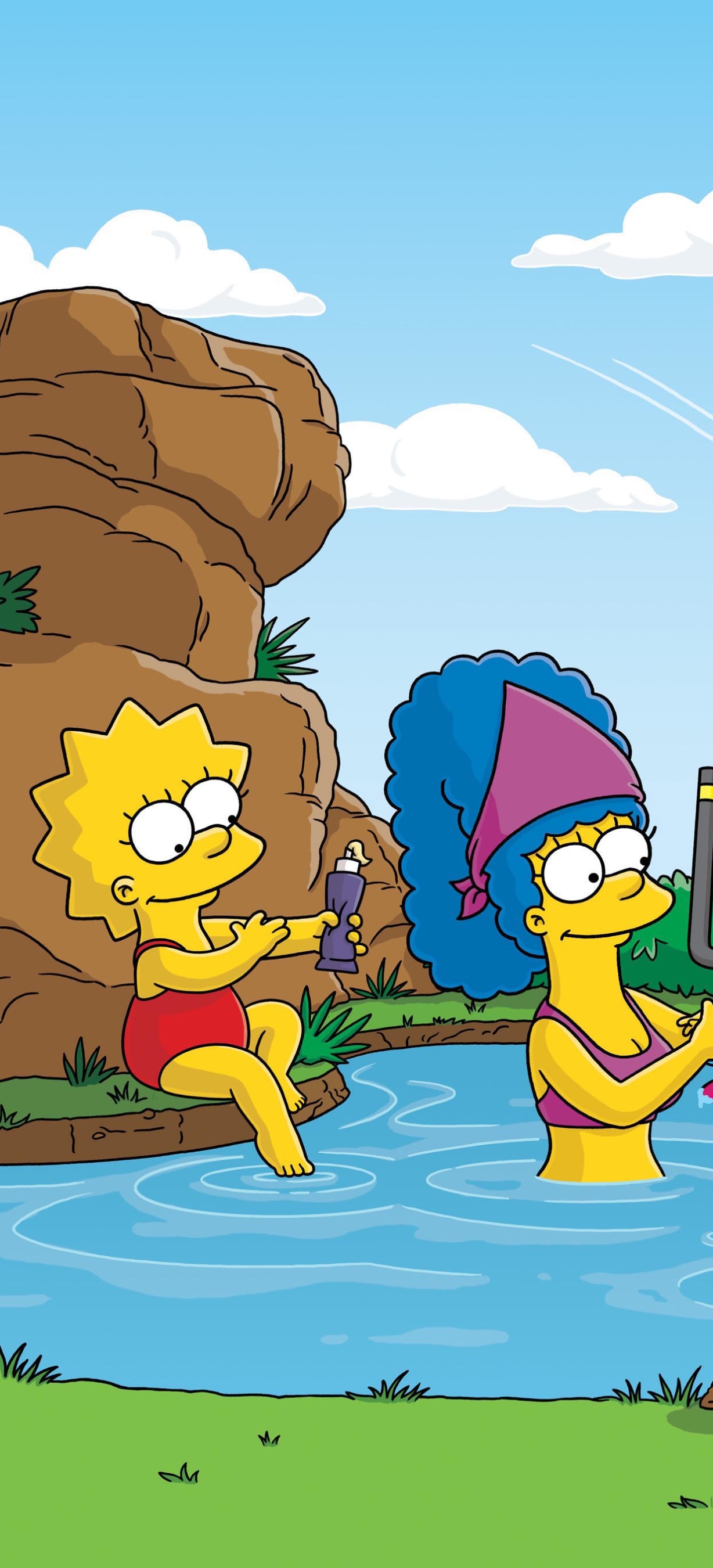 Descarga gratuita de fondo de pantalla para móvil de Series De Televisión, Lisa Simpson, Los Simpsons, Marge Simpson.