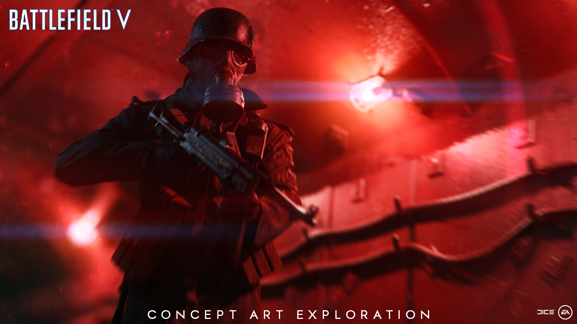 Download mobile wallpaper Battlefield, Gas Mask, Video Game, Battlefield V for free.