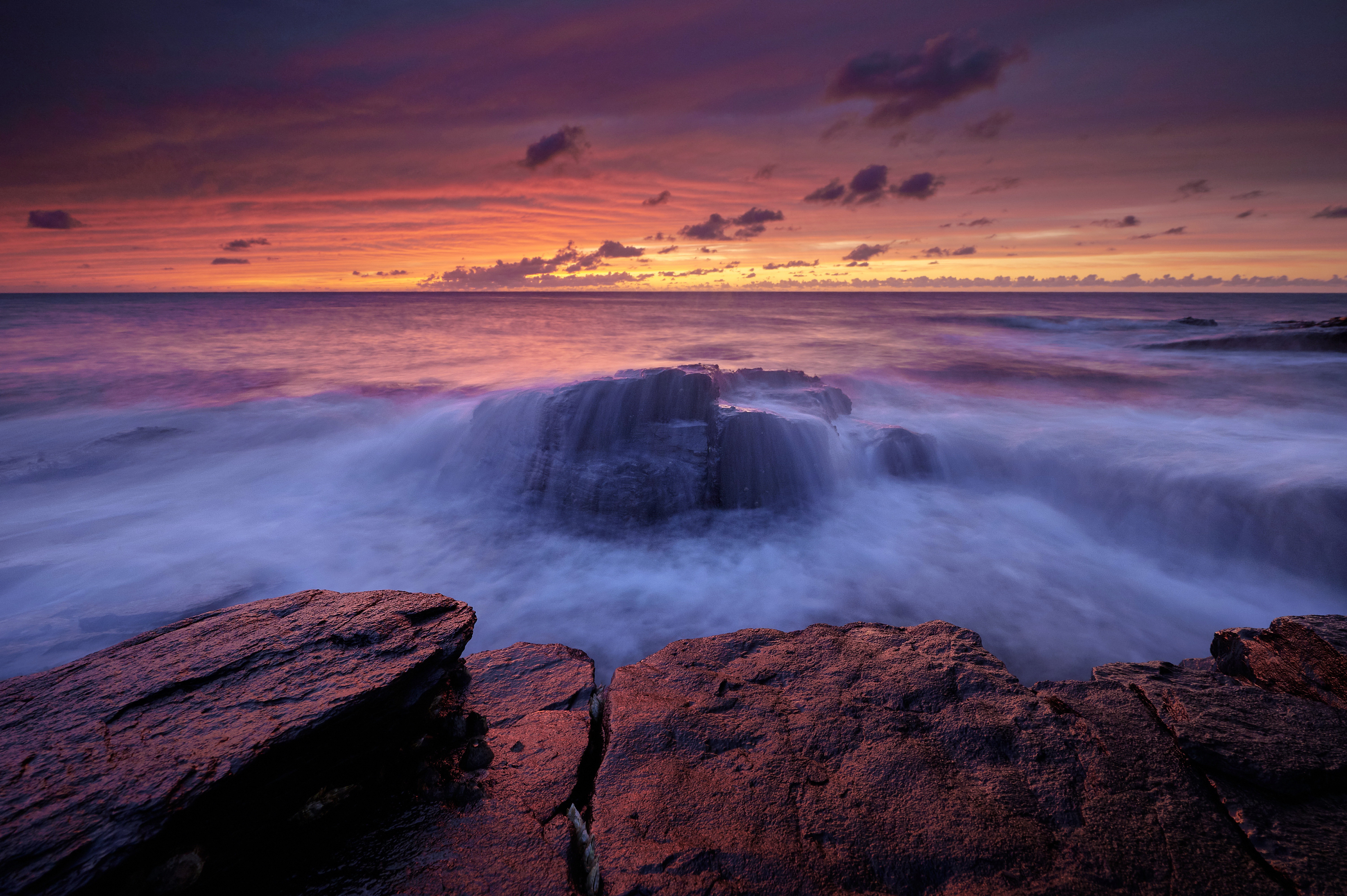 Descarga gratis la imagen Naturaleza, Amanecer, Horizonte, Océano, Tierra/naturaleza en el escritorio de tu PC