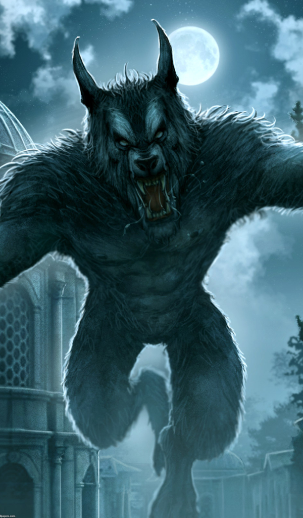 Download mobile wallpaper Dark, Werewolf for free.