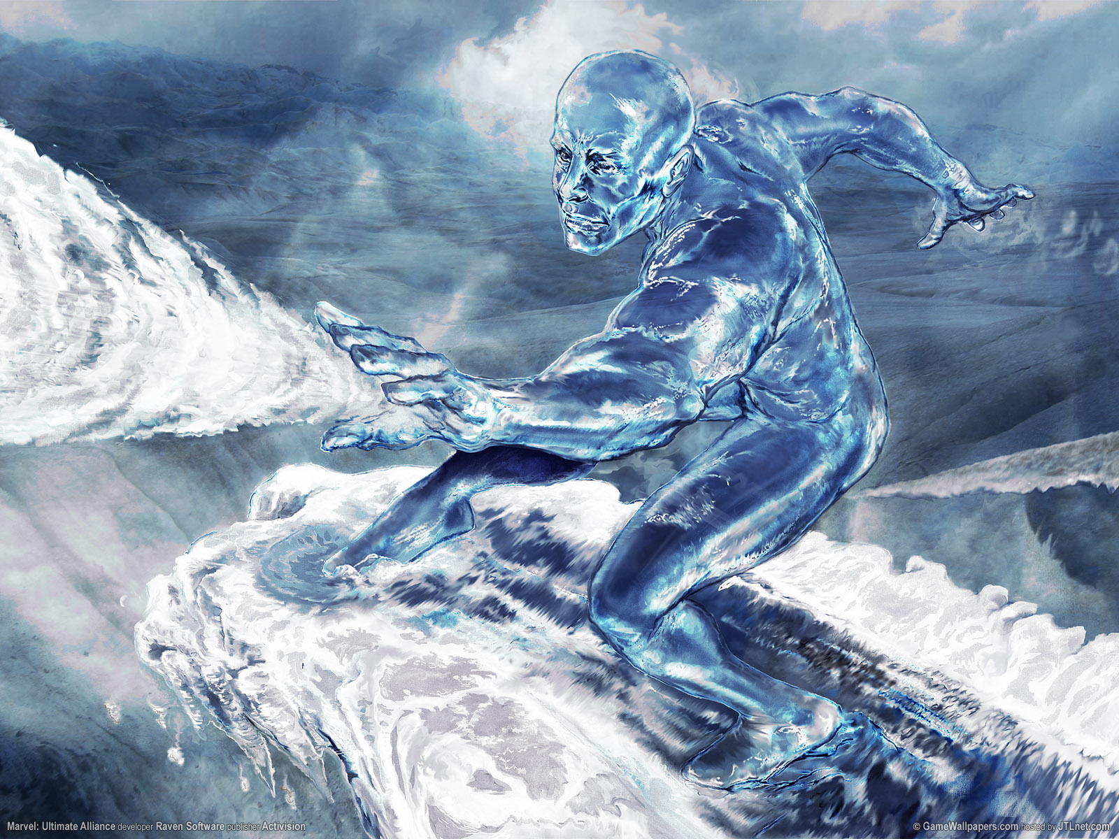 205902 descargar imagen videojuego, marvel: ultimate alliance, hombre de hielo (marvel comics): fondos de pantalla y protectores de pantalla gratis