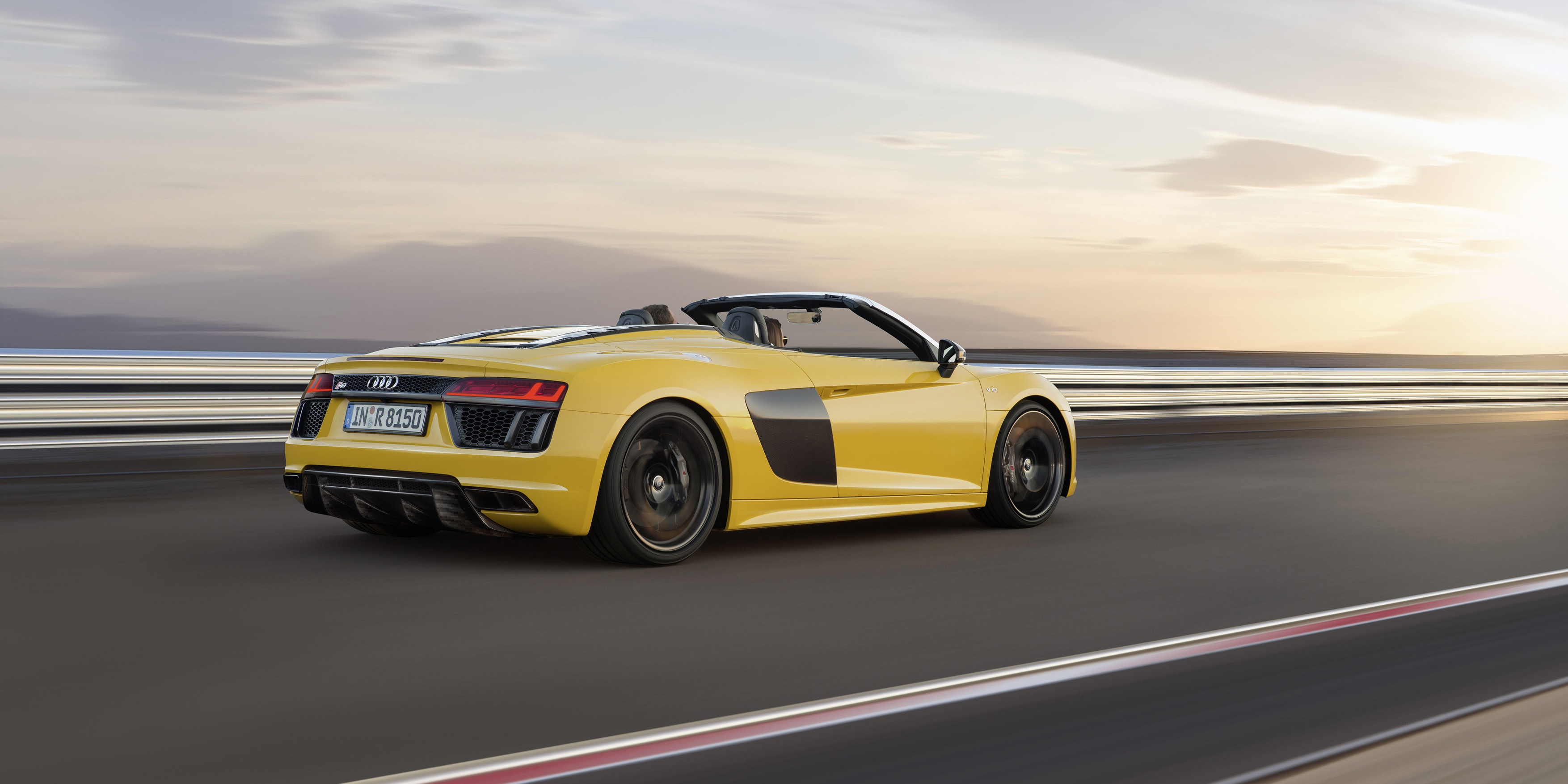 Download mobile wallpaper Audi, Car, Audi R8, Vehicles, Yellow Car, Audi R8 V10 for free.