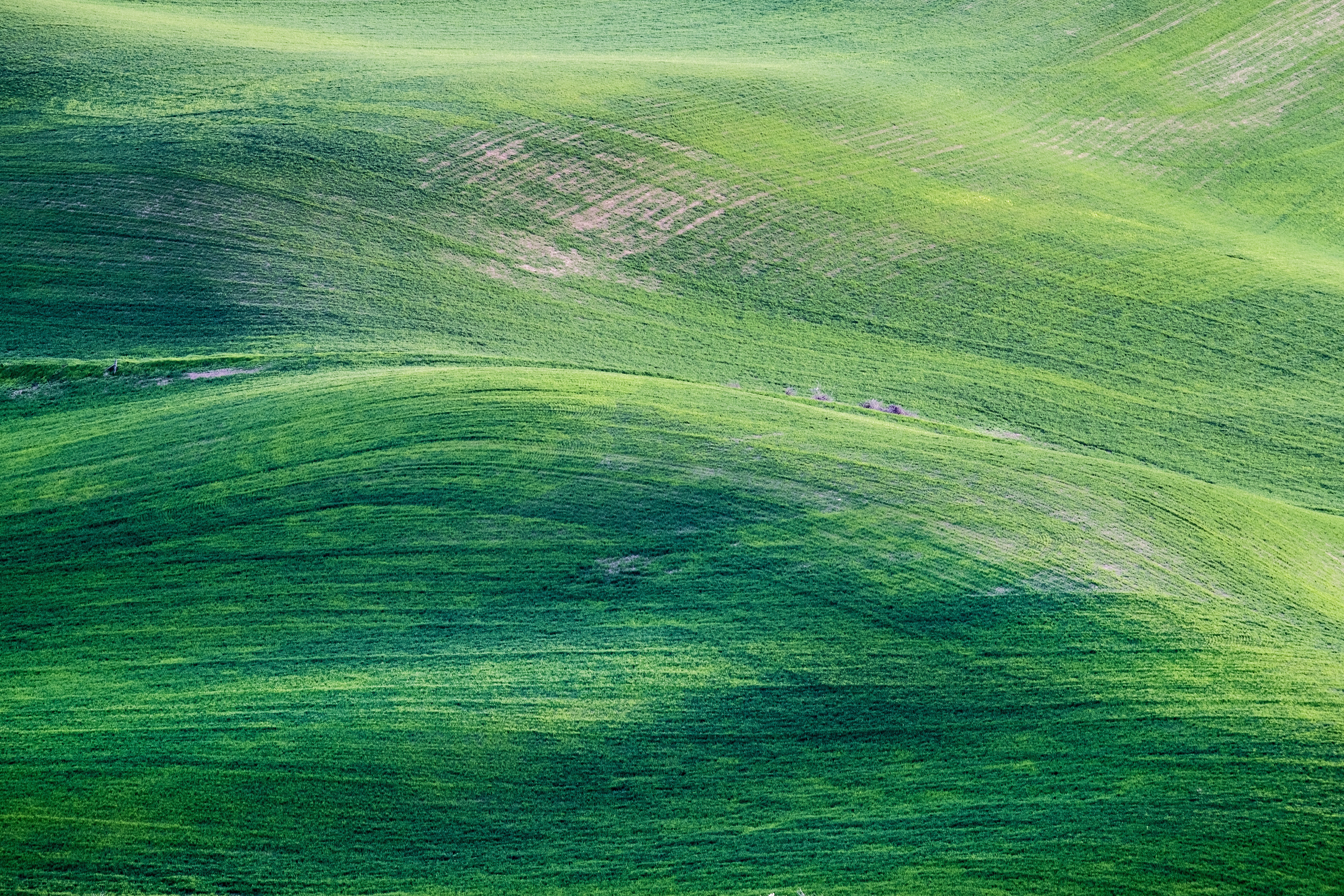 Download mobile wallpaper Landscape, Grass, Earth, Hill, Aerial for free.