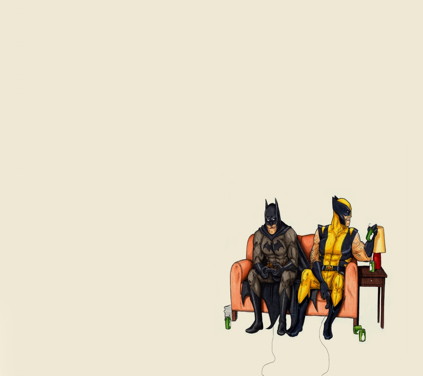 Free download wallpaper Batman, Crossover, Wolverine, Comics on your PC desktop