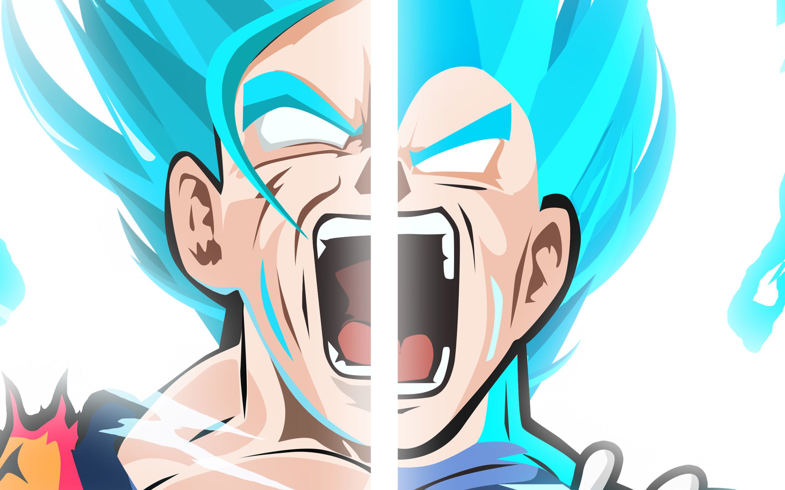 Download mobile wallpaper Anime, Dragon Ball, Goku, Vegeta (Dragon Ball), Dragon Ball Super, Super Saiyan Blue for free.