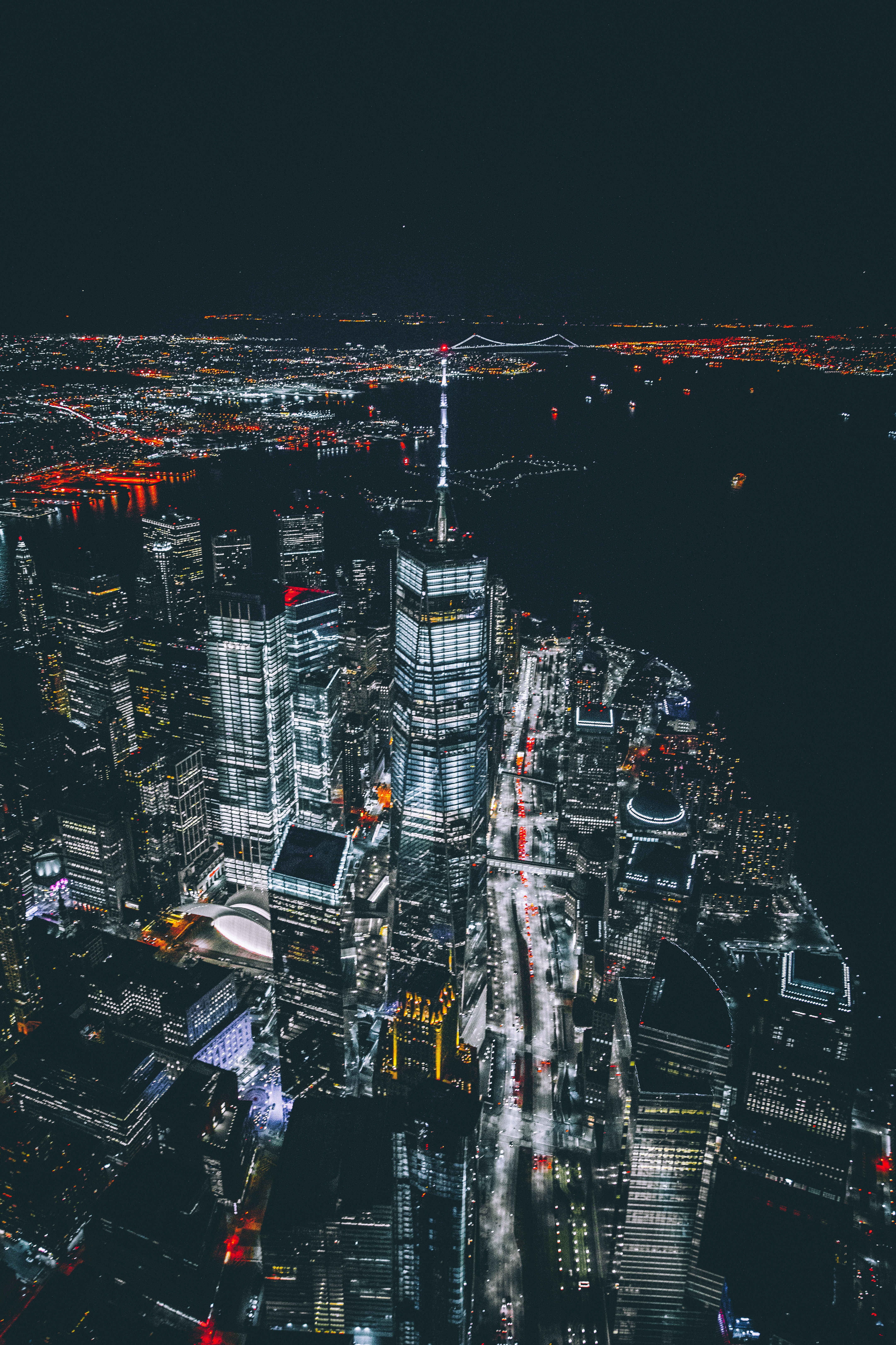 cities, usa, night city, skyscrapers, united states, new york desktop HD wallpaper