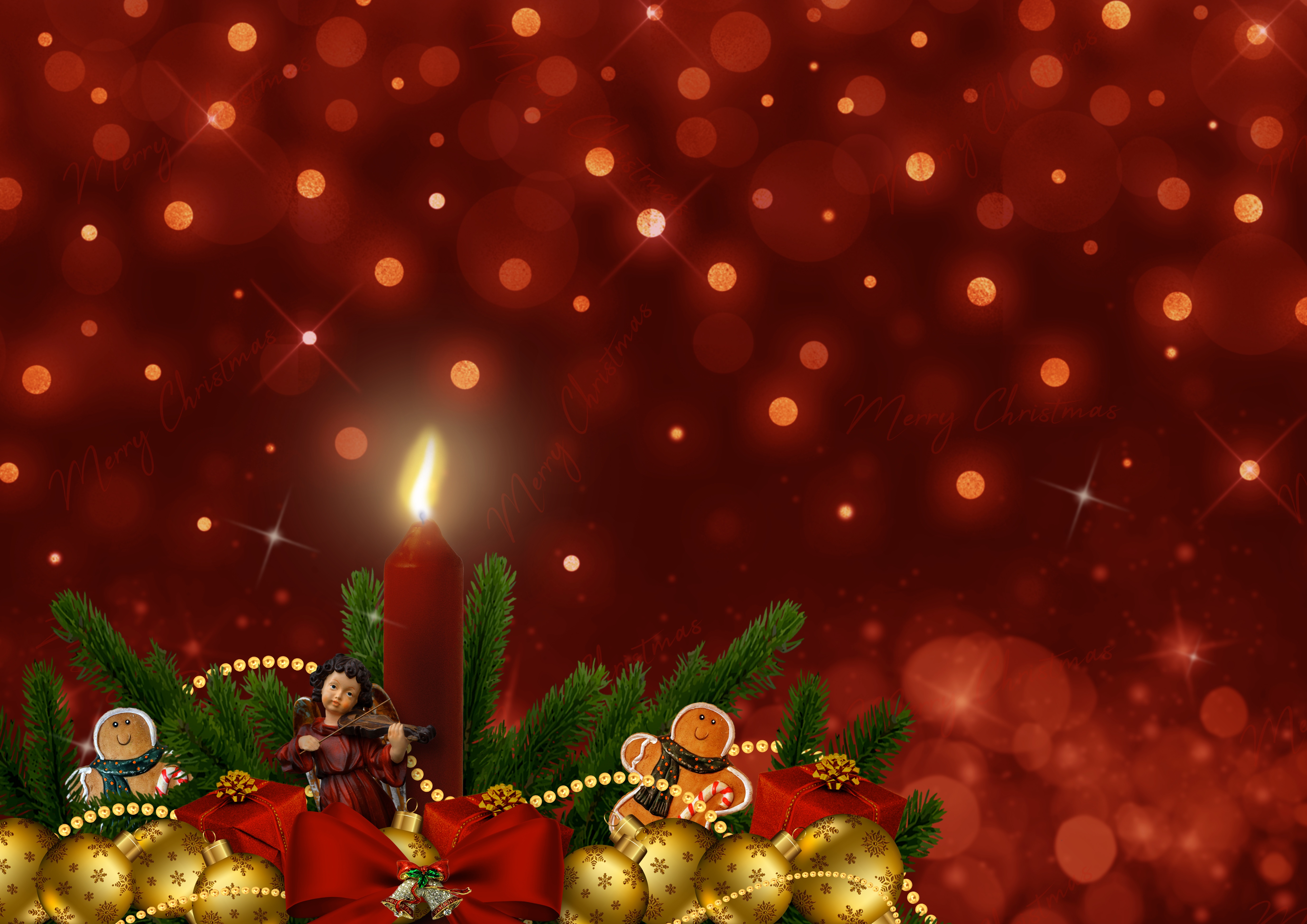 Téléchargez gratuitement l'image Noël, Vacances, Babiole, Décorations De Noël, Bougie sur le bureau de votre PC