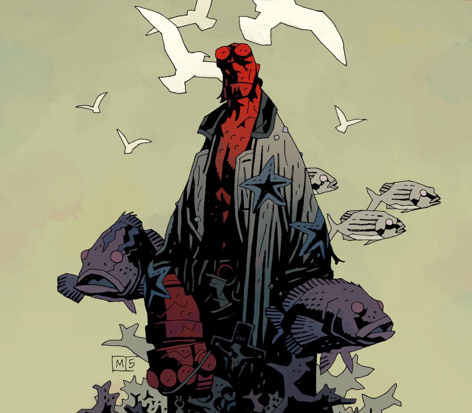 Baixe gratuitamente a imagem História Em Quadrinhos, Hellboy na área de trabalho do seu PC