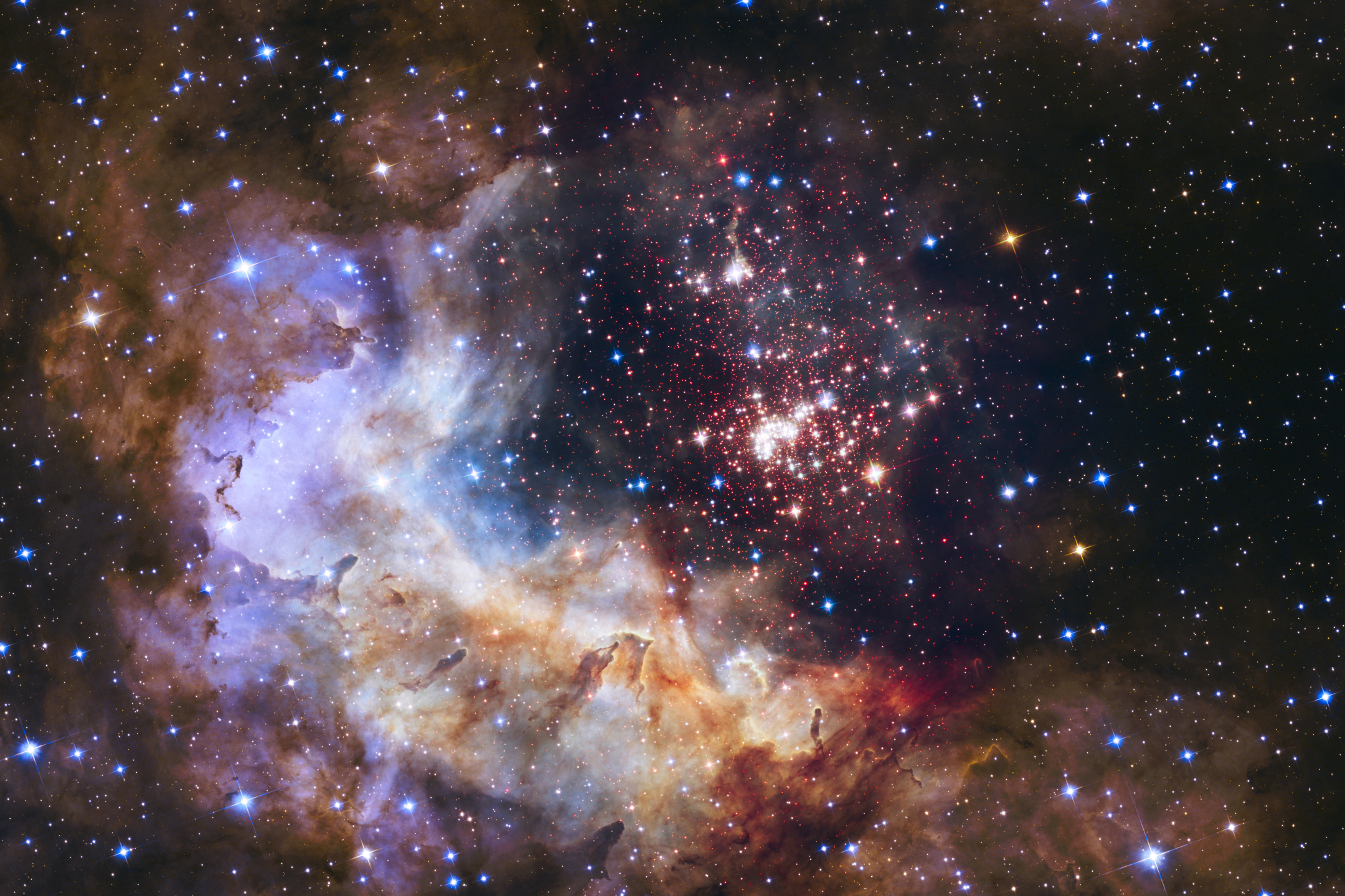 Free download wallpaper Stars, Milky Way, Nebula, Galaxy, Space, Sci Fi on your PC desktop