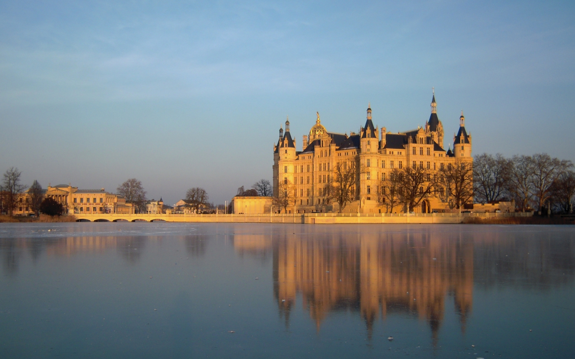Download mobile wallpaper Schwerin Palace, Palaces, Man Made for free.