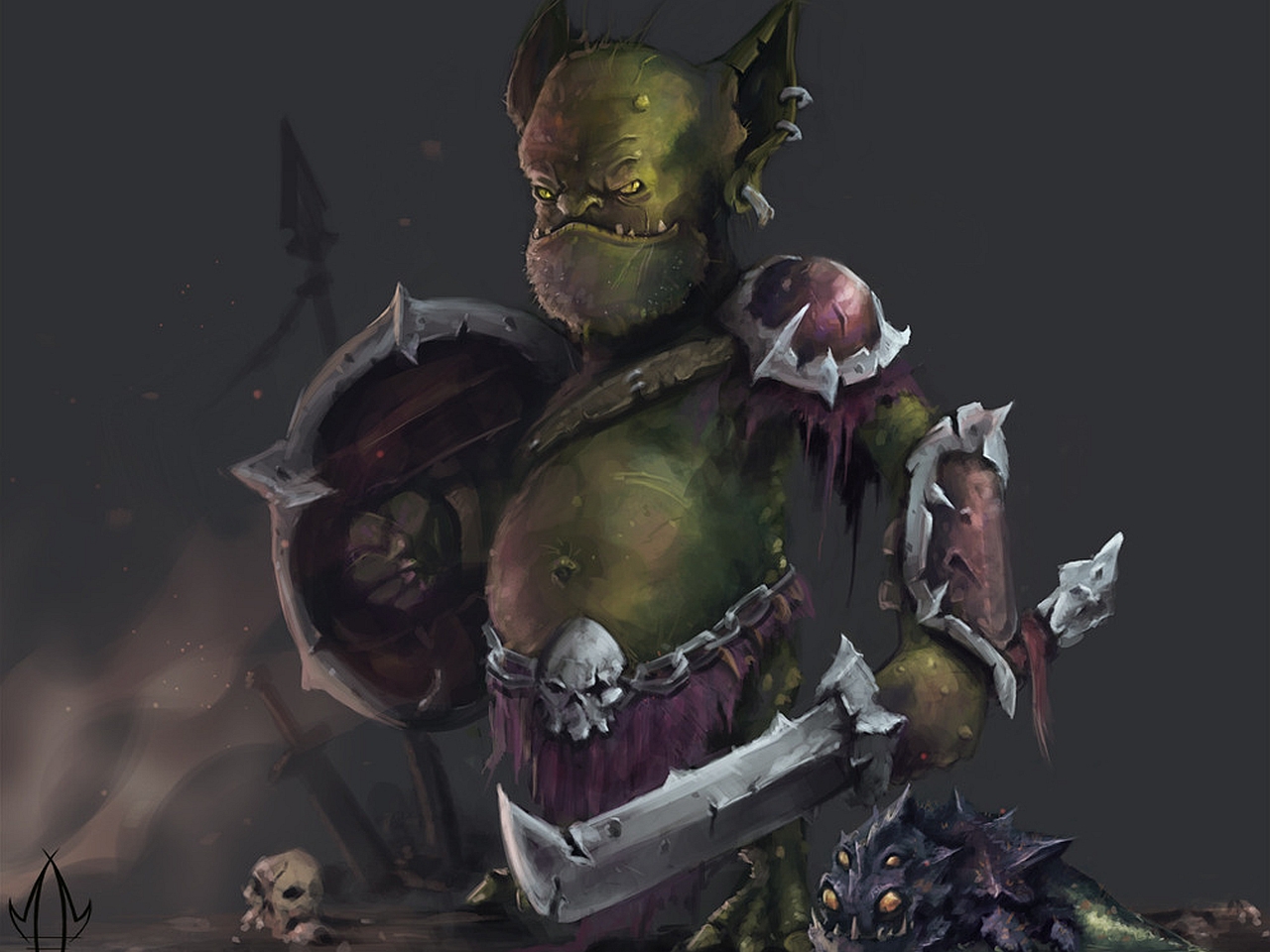 Download mobile wallpaper Fantasy, Orc for free.