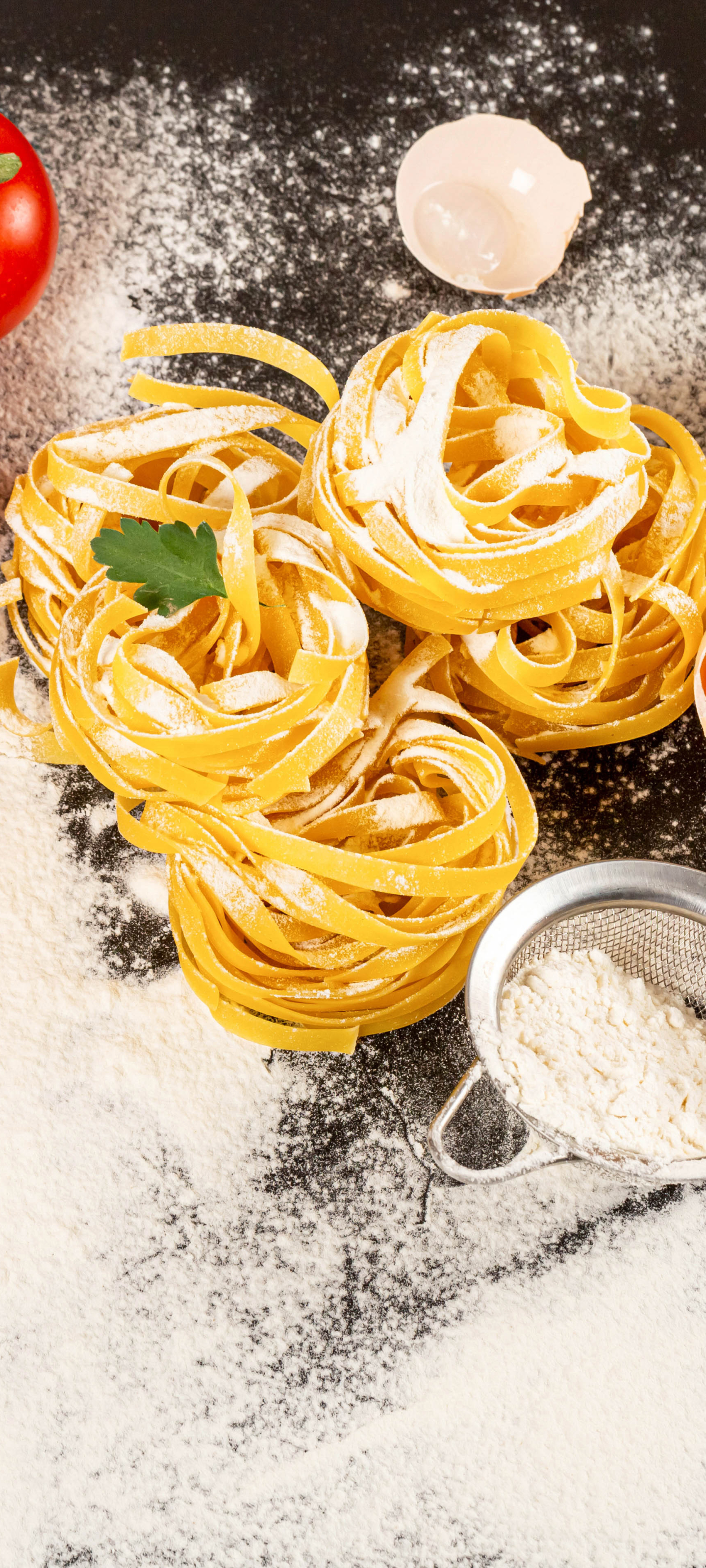Download mobile wallpaper Food, Still Life, Pasta, Flour for free.