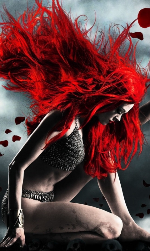 Download mobile wallpaper Sword, Movie, Red Sonja for free.