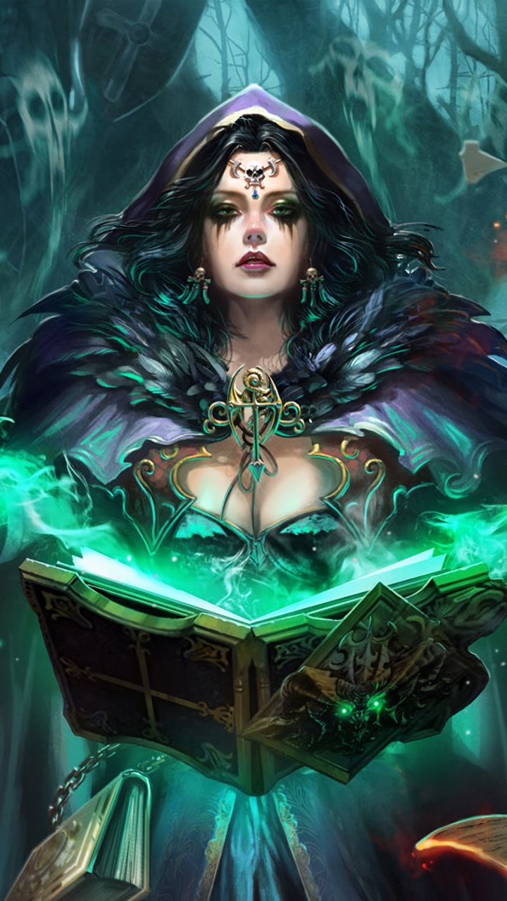 Download mobile wallpaper Fantasy, Book, Witch, Video Game, Legend Of The Cryptids for free.