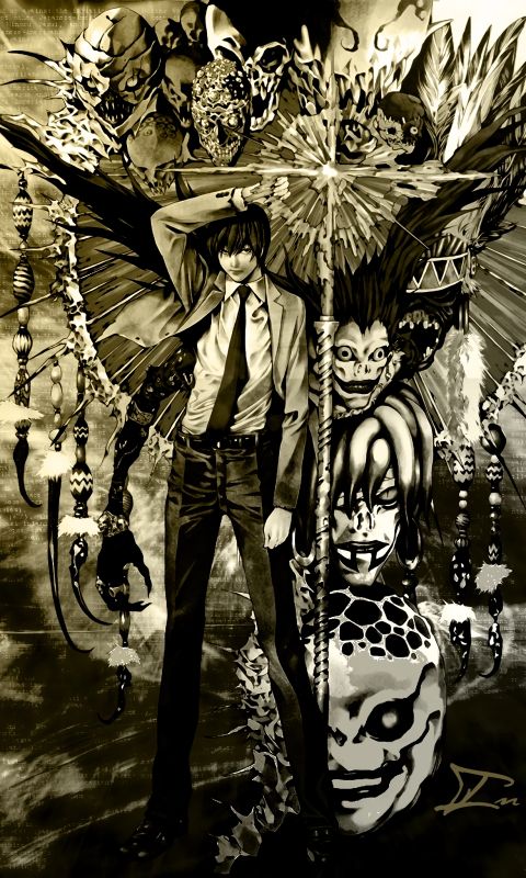 Descarga gratuita de fondo de pantalla para móvil de Death Note, Animado.