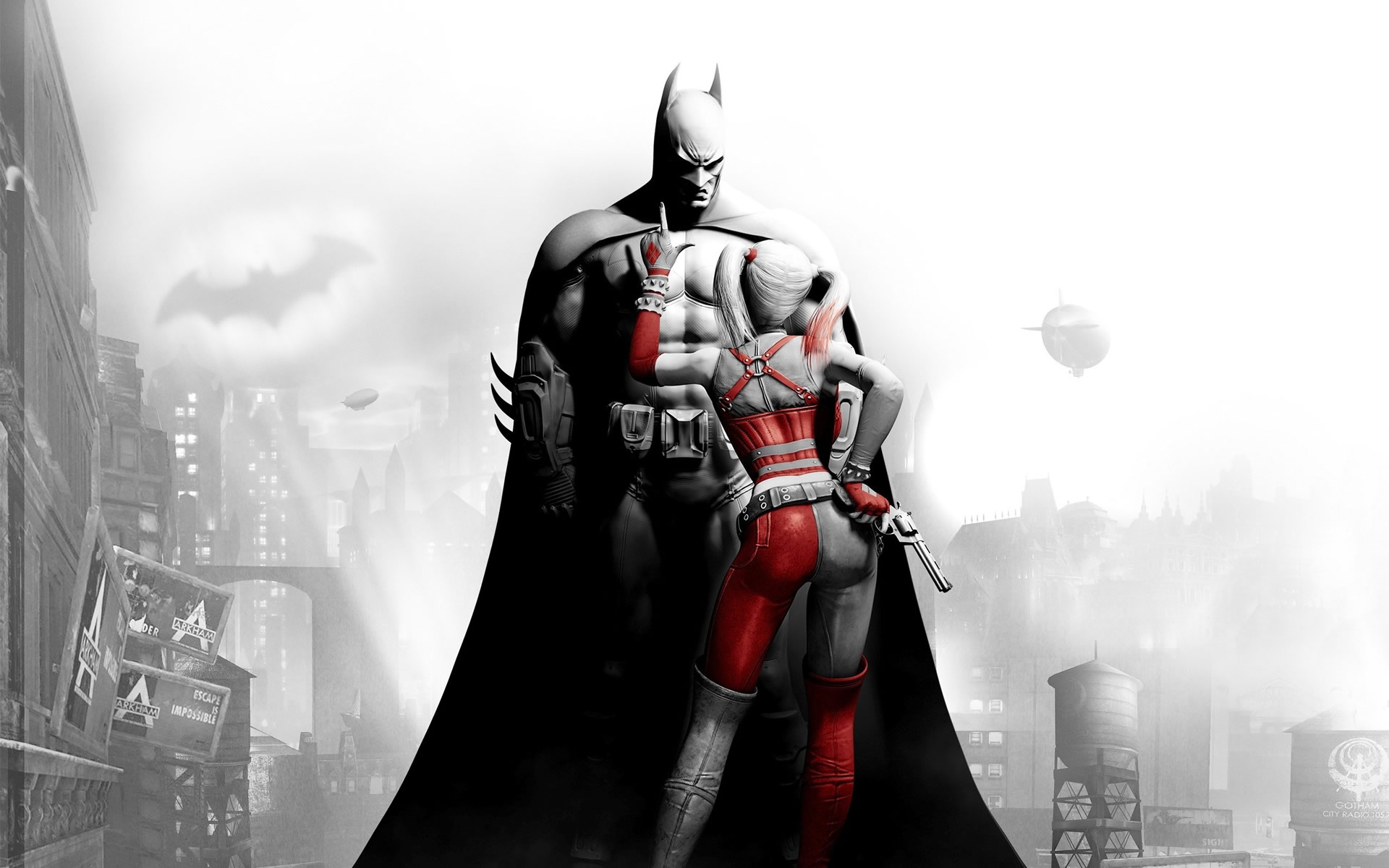 258656 baixar papel de parede videogame, batman: arkham city, homem morcego, harley quinn - protetores de tela e imagens gratuitamente