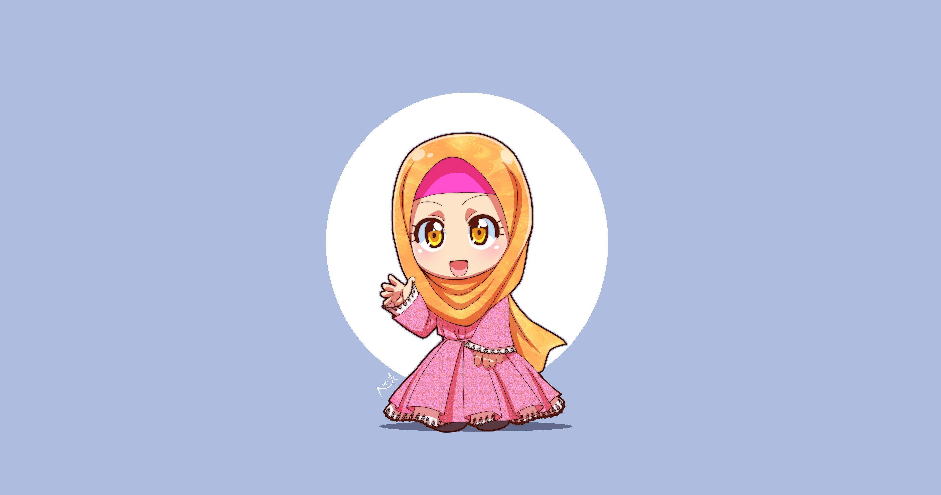 948143 descargar fondo de pantalla animado, original, chibi, hiyab: protectores de pantalla e imágenes gratis