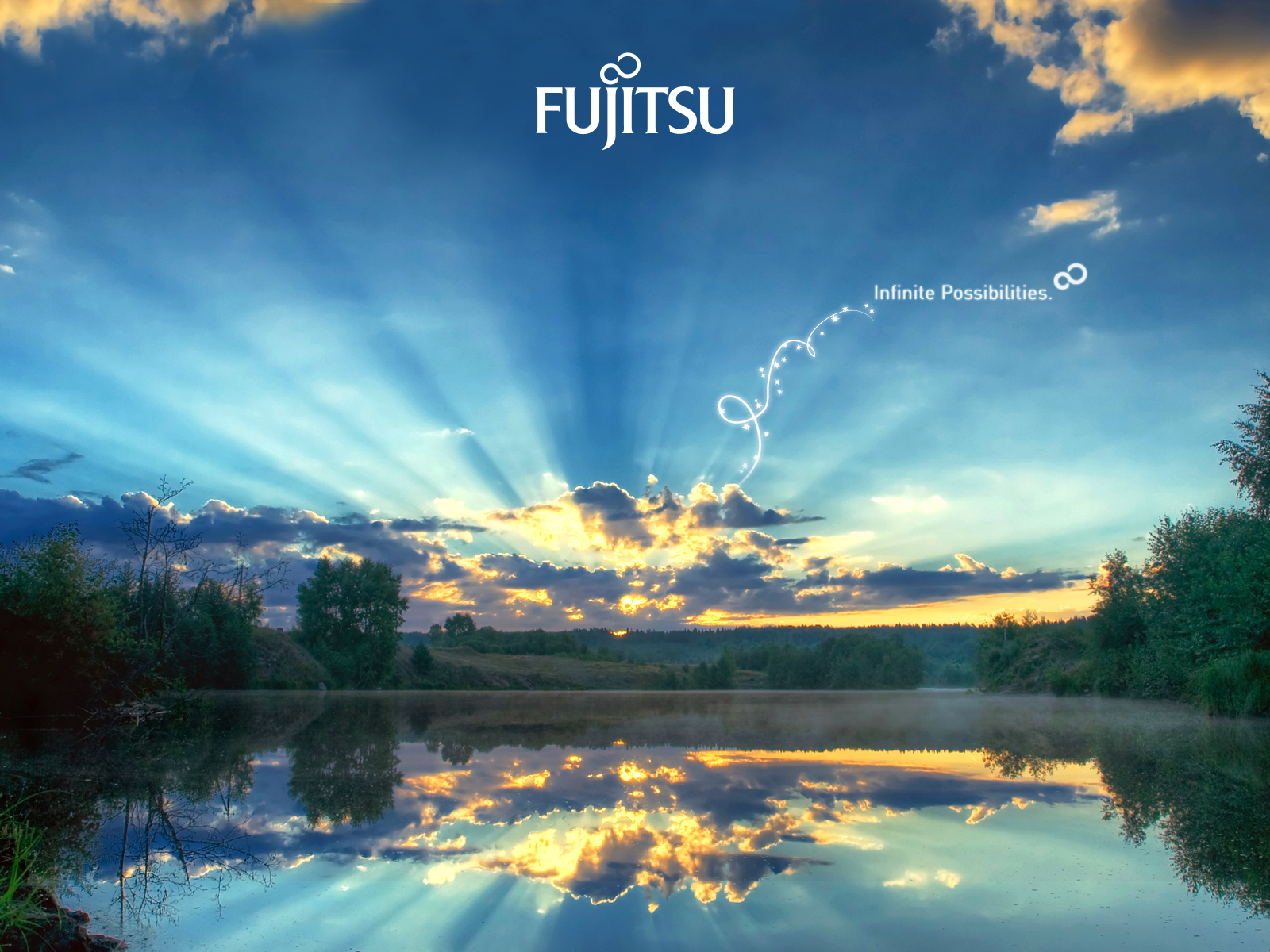 Популярні заставки і фони Fujitsu на комп'ютер
