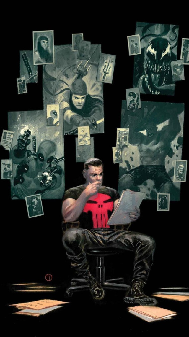 Téléchargez des papiers peints mobile Bande Dessinées, The Punisher gratuitement.