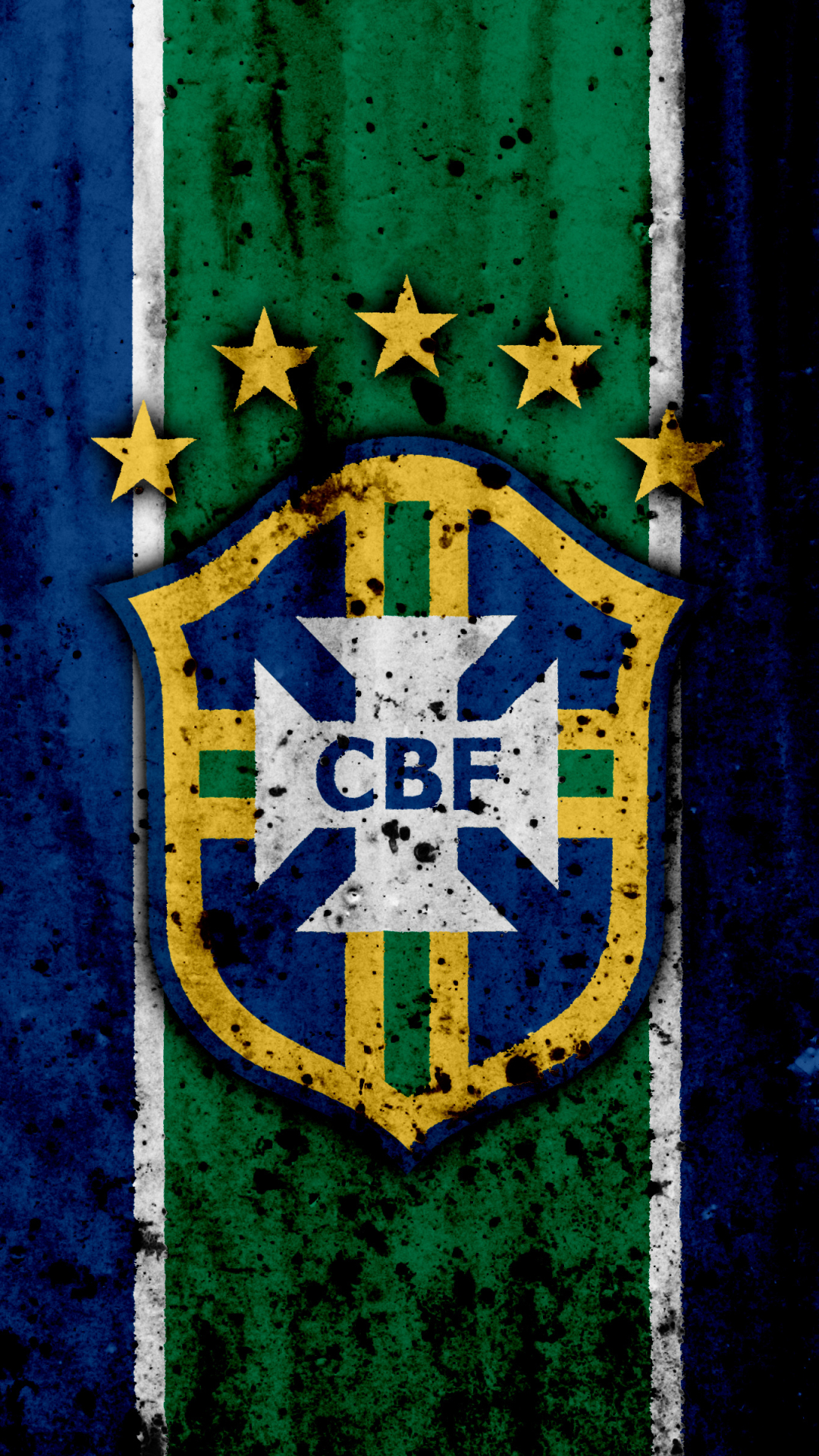 Handy-Wallpaper Sport, Fußball, Logo, Brasilien, Emblem, Brasilianische Fußballnationalmannschaft kostenlos herunterladen.