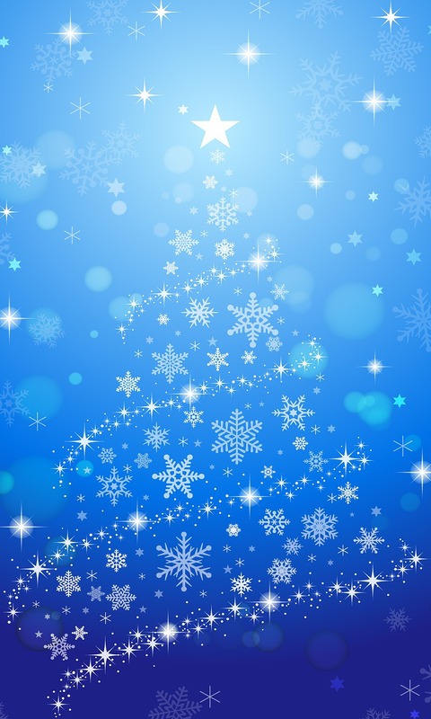 Descarga gratuita de fondo de pantalla para móvil de Navidad, Día Festivo, Árbol De Navidad, Copo De Nieve.