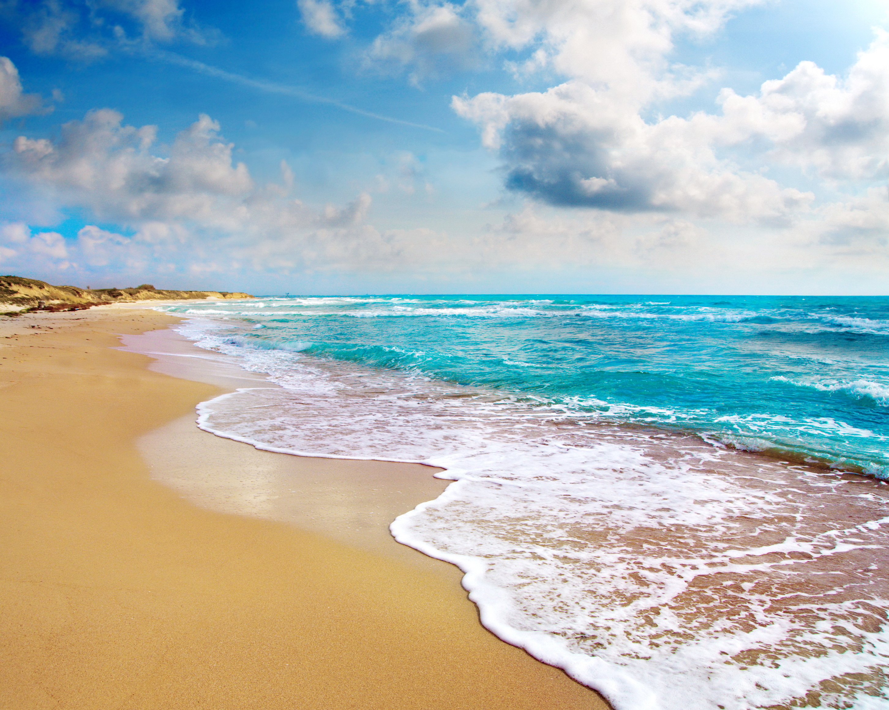 Laden Sie das Strand, Horizont, Küste, Ozean, Meer, Erde/natur-Bild kostenlos auf Ihren PC-Desktop herunter