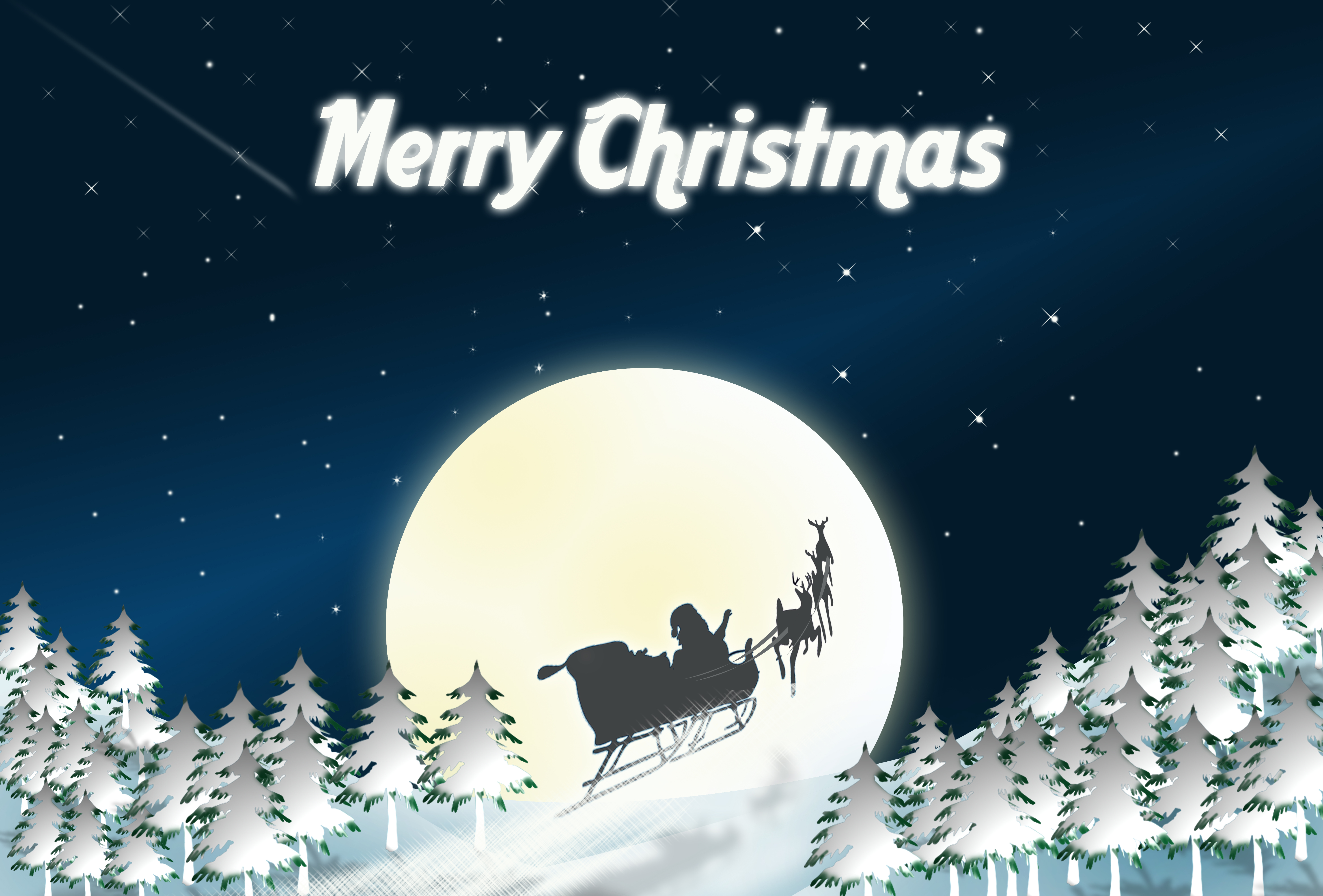 Download background holiday, christmas, merry christmas, santa claus, snow