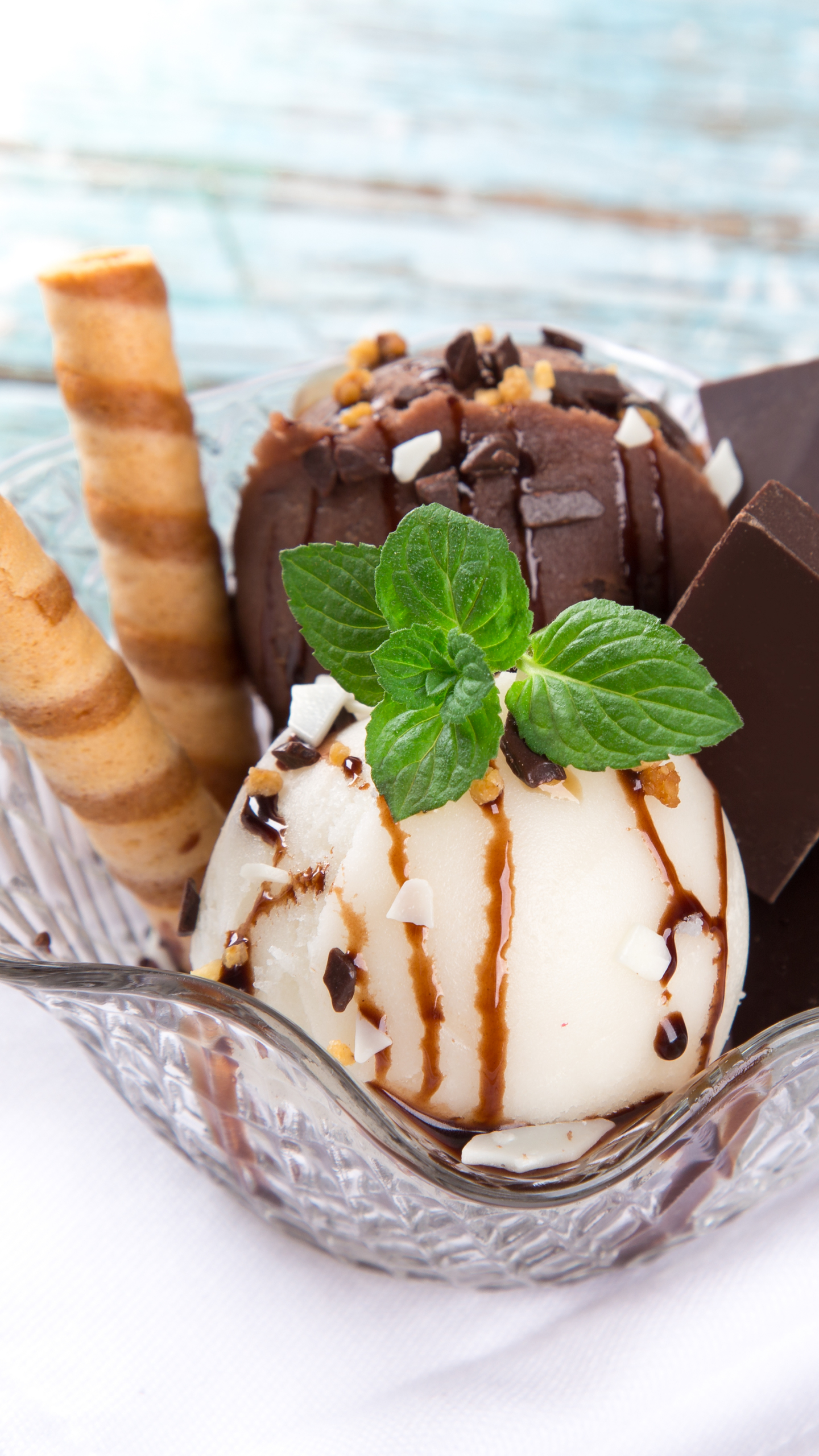 Download mobile wallpaper Food, Dessert, Chocolate, Ice Cream, Mint for free.