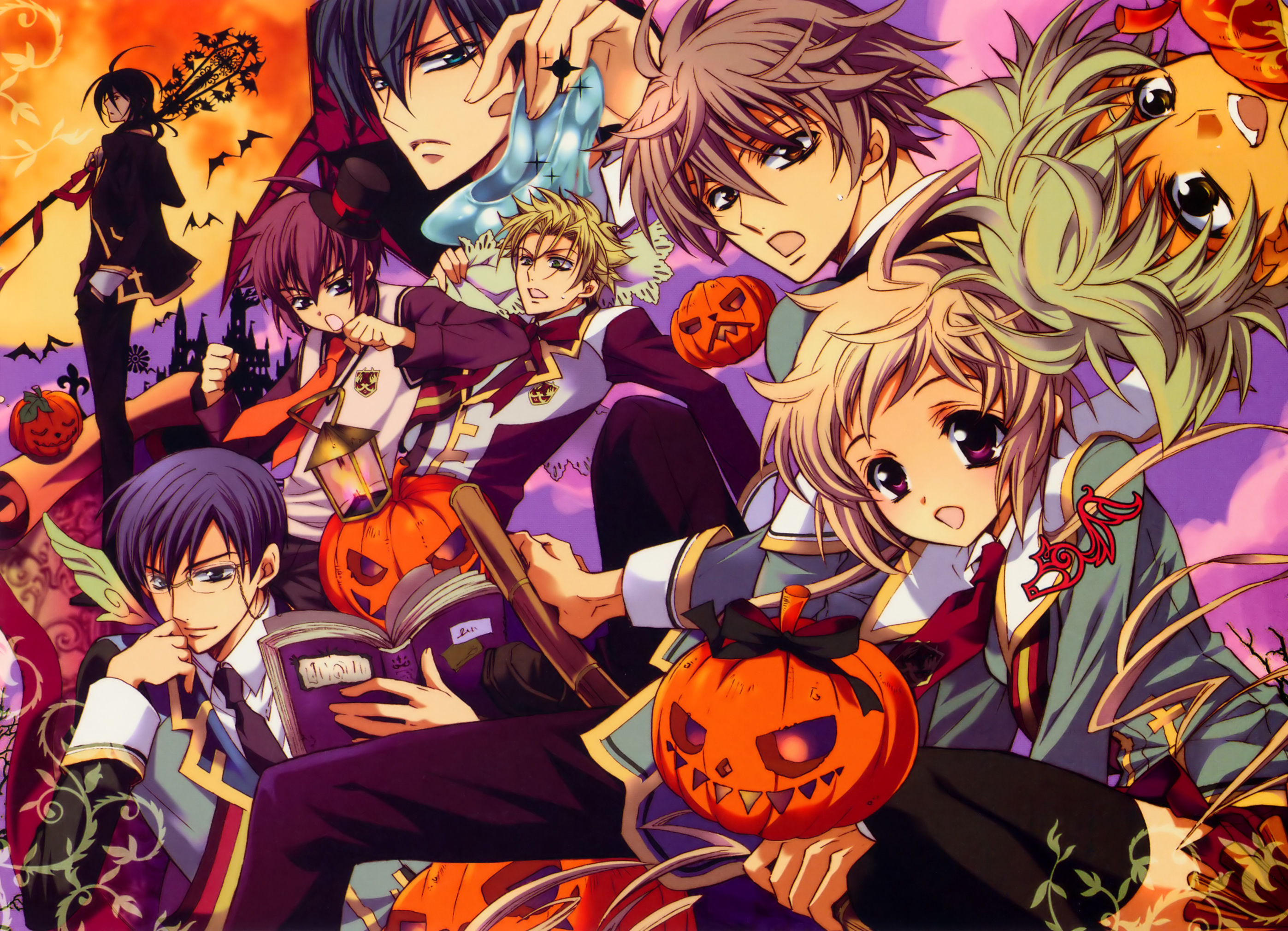 anime, stray love hearts!, halloween