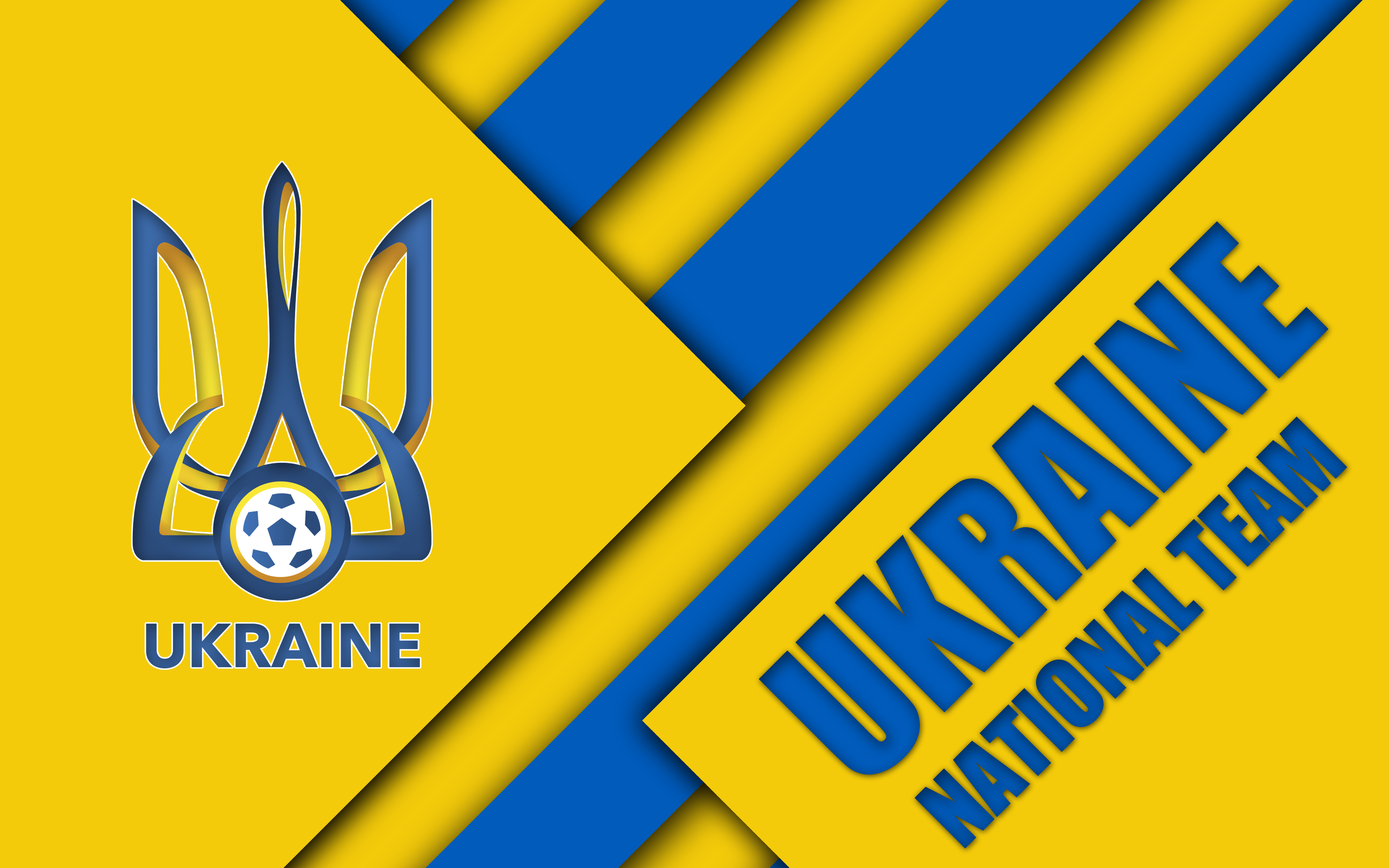 451461 Hintergrundbild herunterladen sport, ukrainische fußballnationalmannschaft, emblem, logo, fußball, ukraine - Bildschirmschoner und Bilder kostenlos