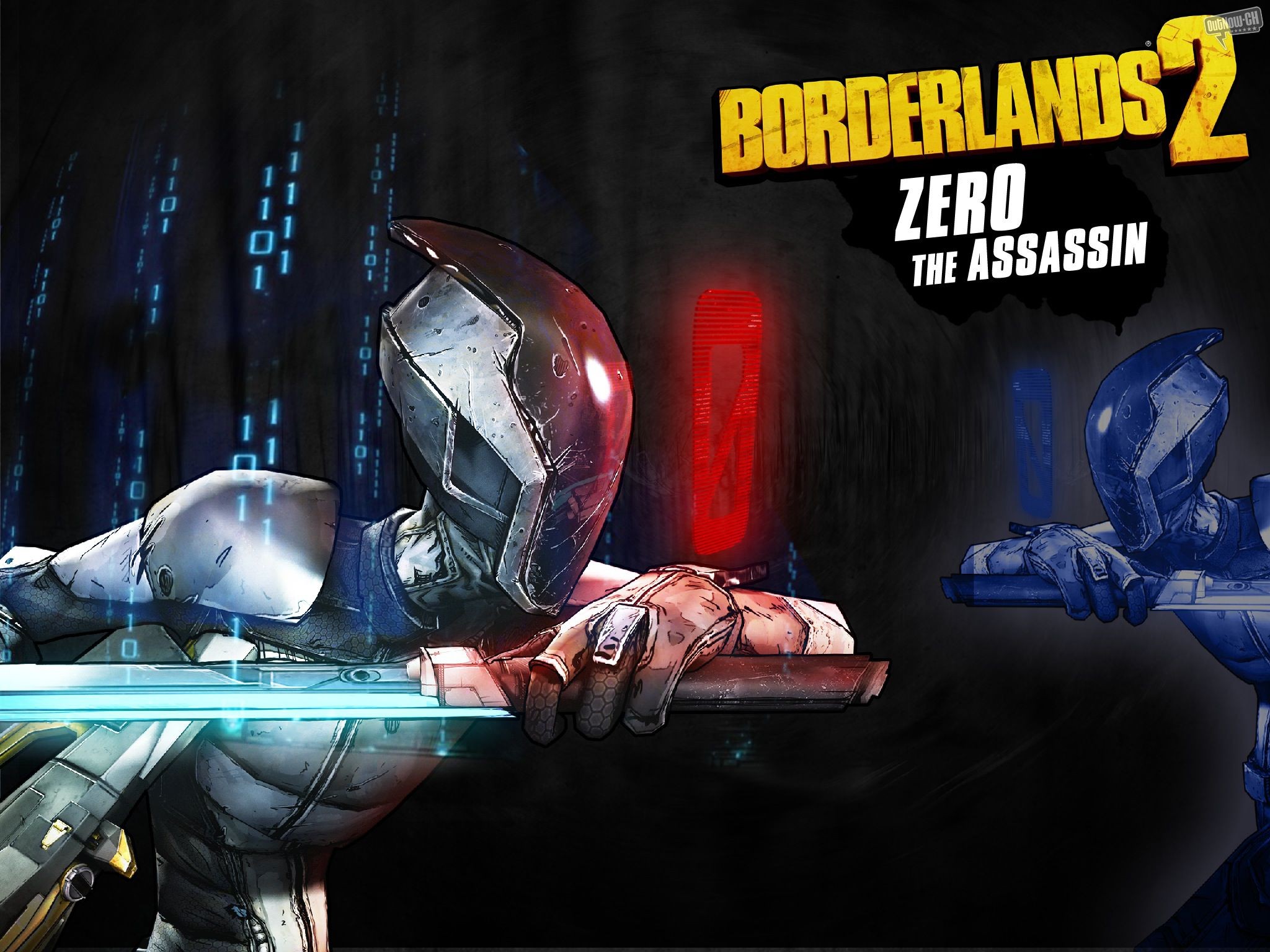 Laden Sie Zer0 (Borderlands) HD-Desktop-Hintergründe herunter