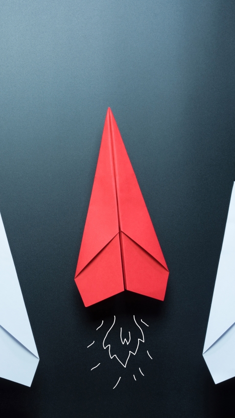 Download mobile wallpaper Paper, Origami, Paper Plane, Man Made for free.