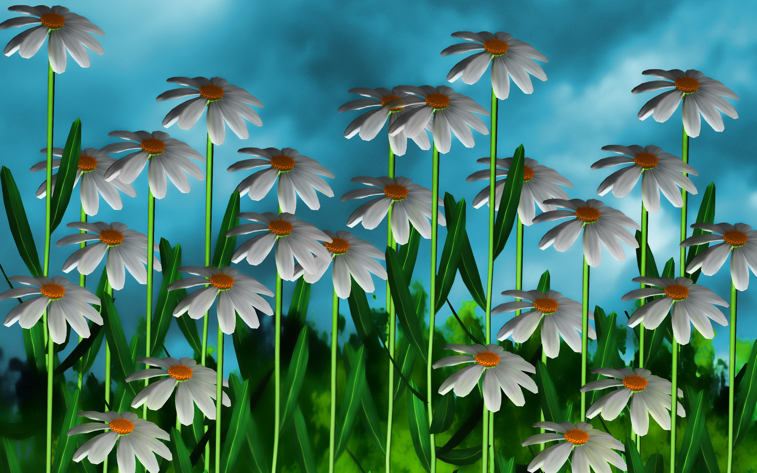 Free download wallpaper Flowers, Flower, Artistic on your PC desktop