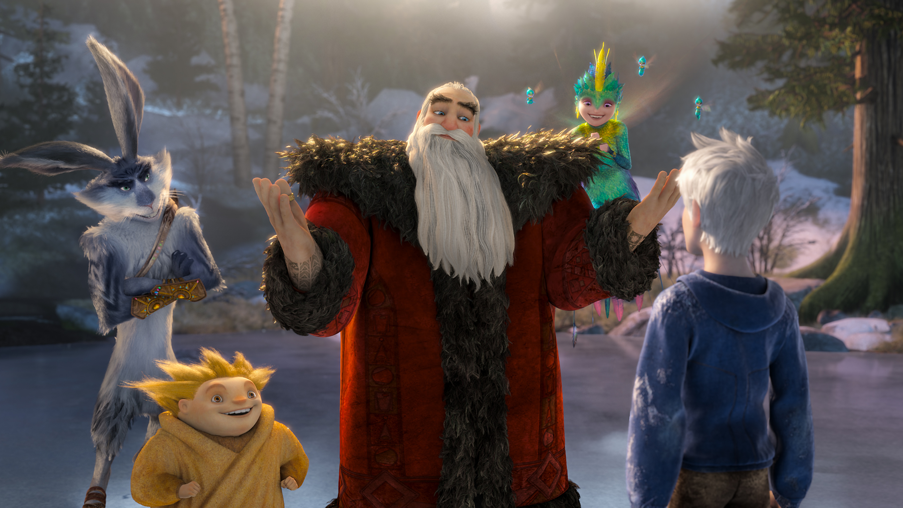 movie, rise of the guardians, e aster bunnymund, jack frost, north (rise of the guardians), sandman (rise of the guardians), tooth (rise of the guardians)