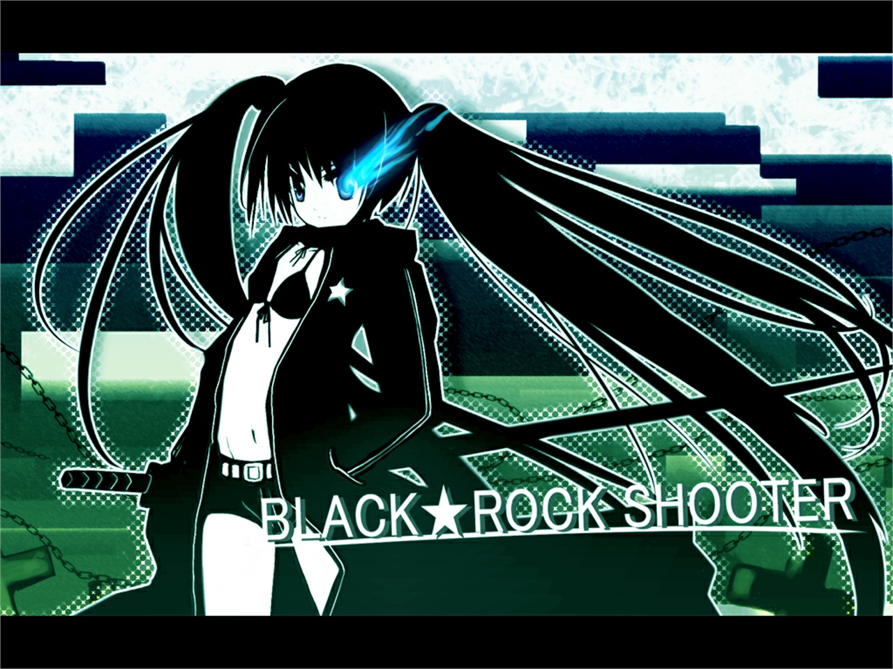 Download mobile wallpaper Anime, Black Rock Shooter for free.