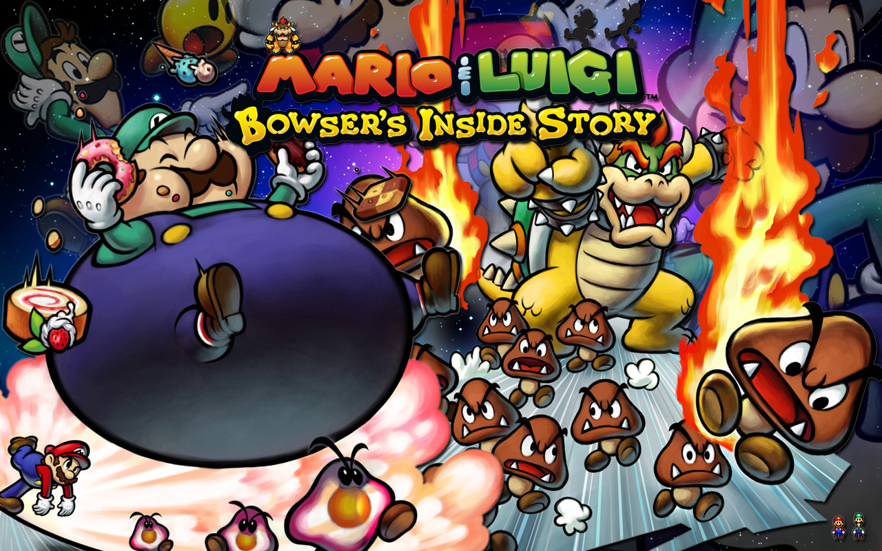 video game, mario & luigi: bowser's inside story