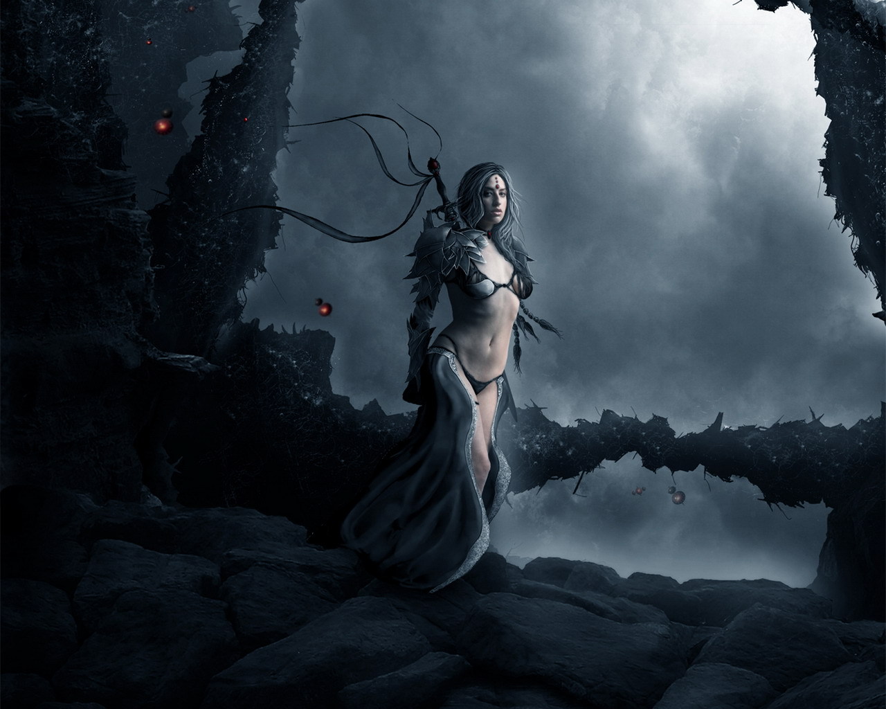 Free download wallpaper Fantasy, Women Warrior on your PC desktop