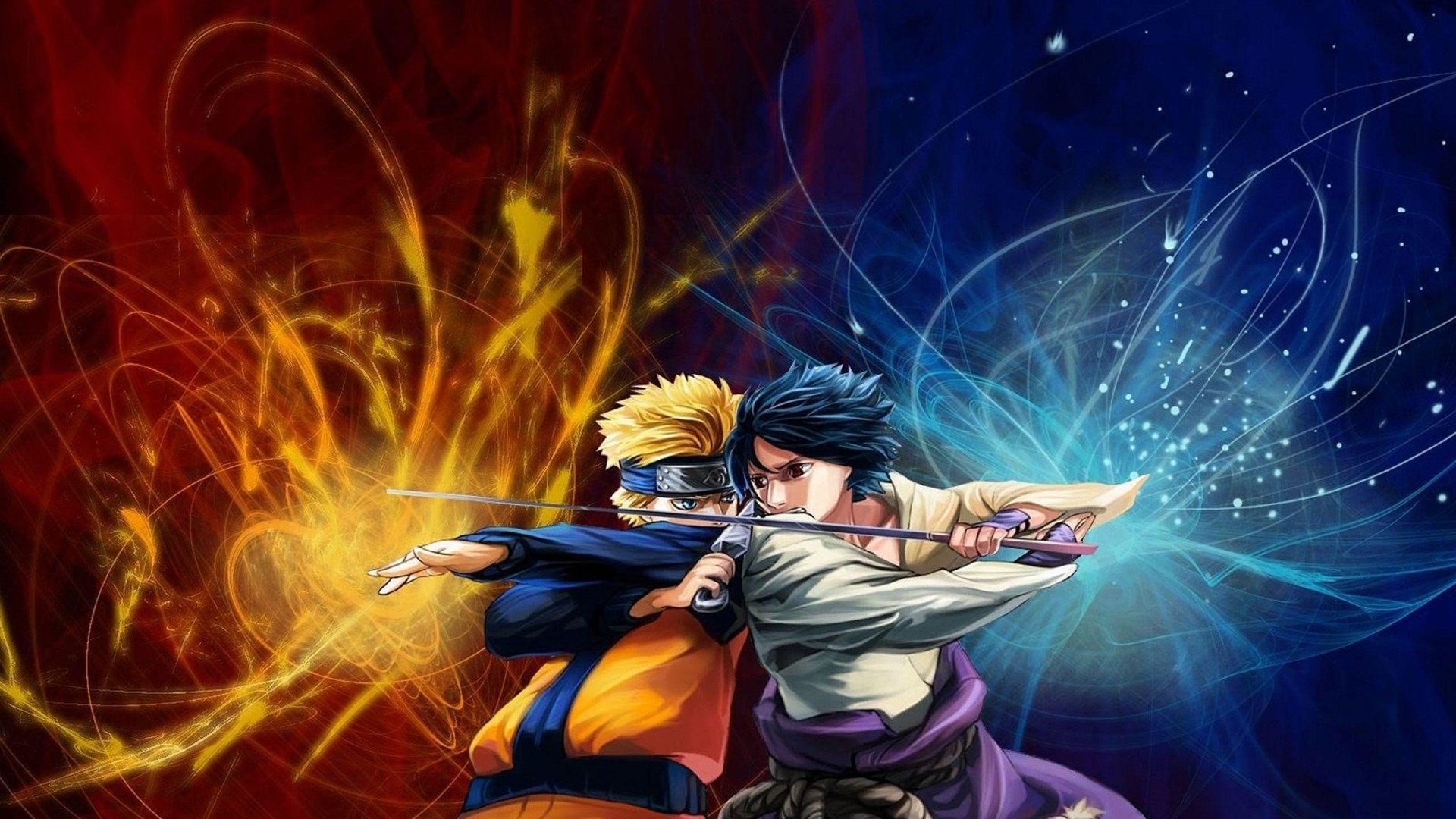 Handy-Wallpaper Animes, Naruto, Naruto Uzumaki, Sasuke Uchiha kostenlos herunterladen.