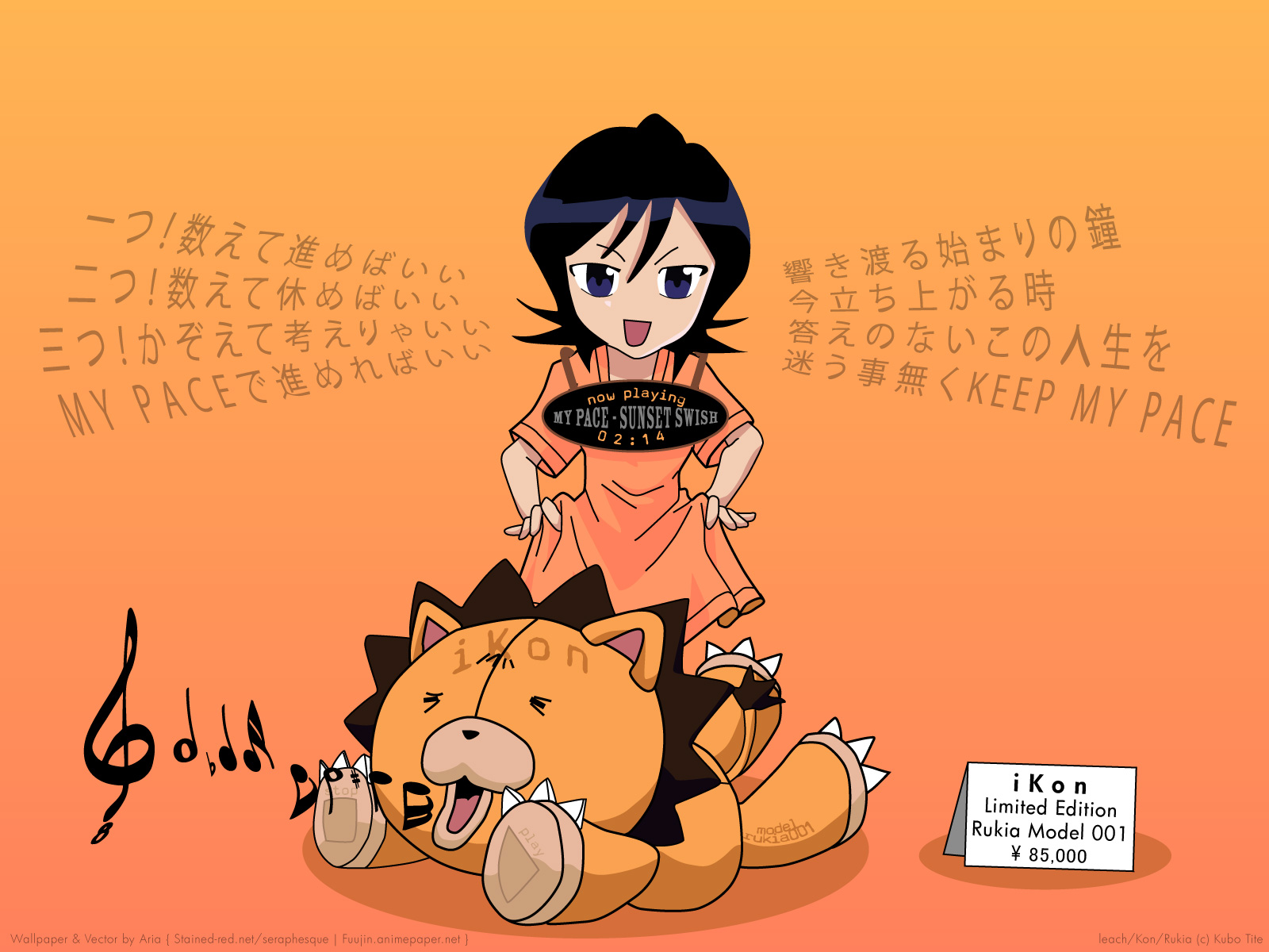 Download mobile wallpaper Kon (Bleach), Rukia Kuchiki, Bleach, Anime for free.
