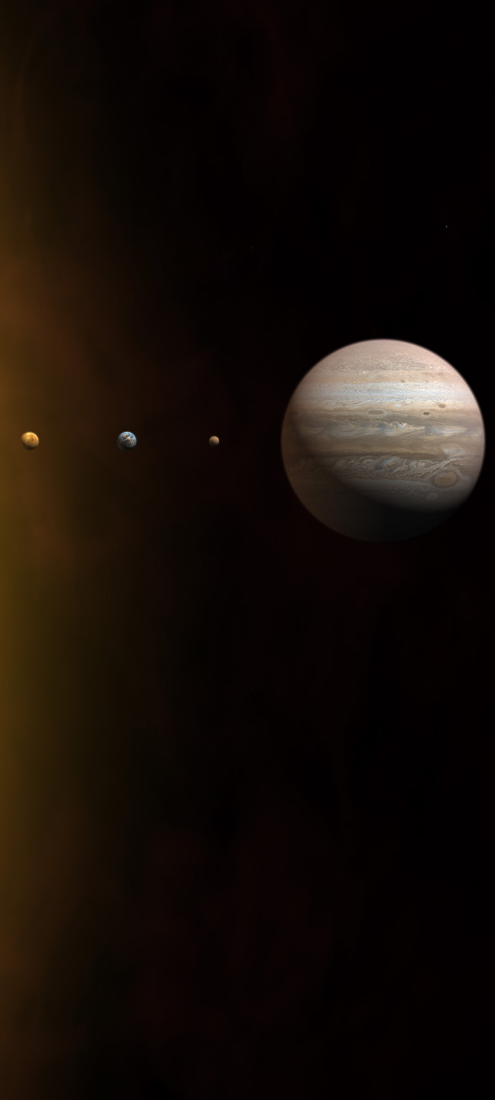 Handy-Wallpaper Planet, Science Fiction, Sonnensystem kostenlos herunterladen.