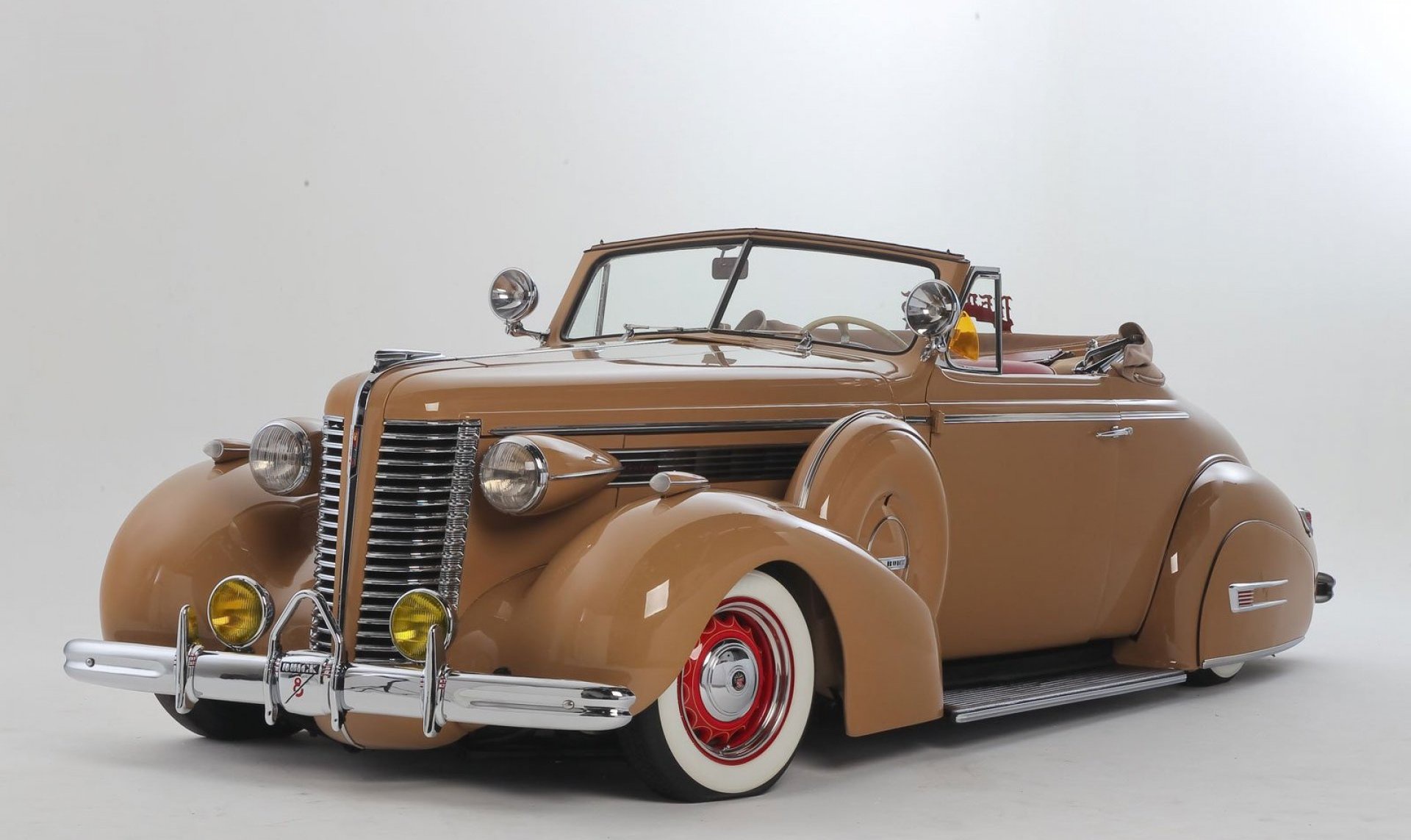 Free download wallpaper Convertible, Buick, Lowrider, Vehicles, Brown Car on your PC desktop